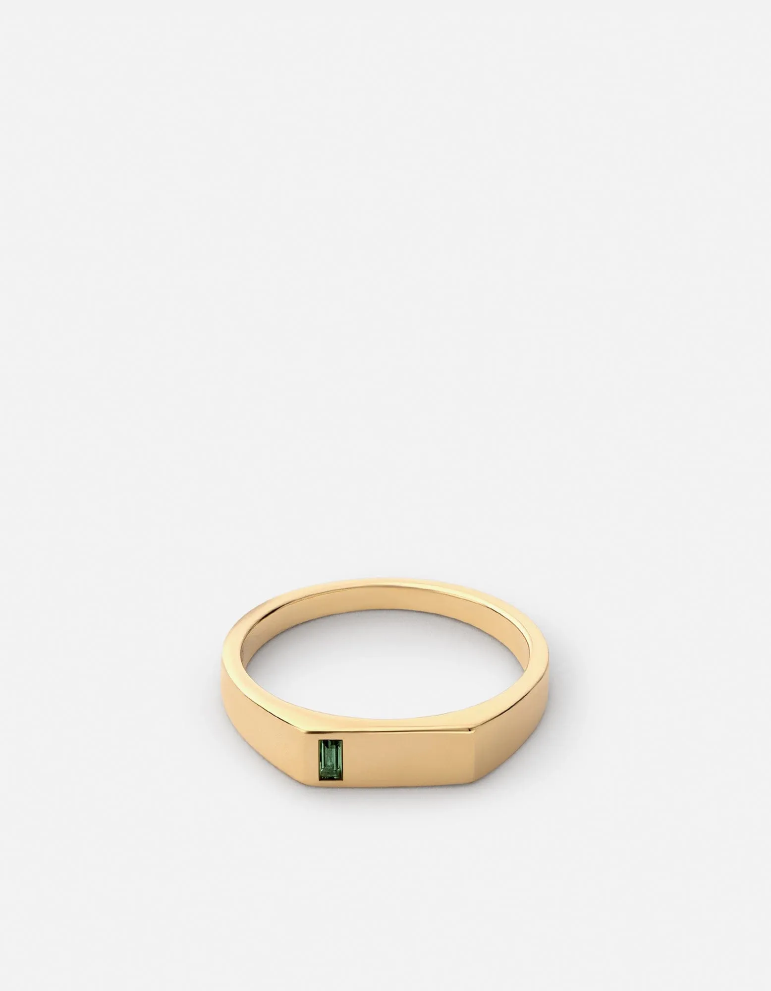 Valor Quartz Signet Pinky Ring, Gold Vermeil sold by Miansai