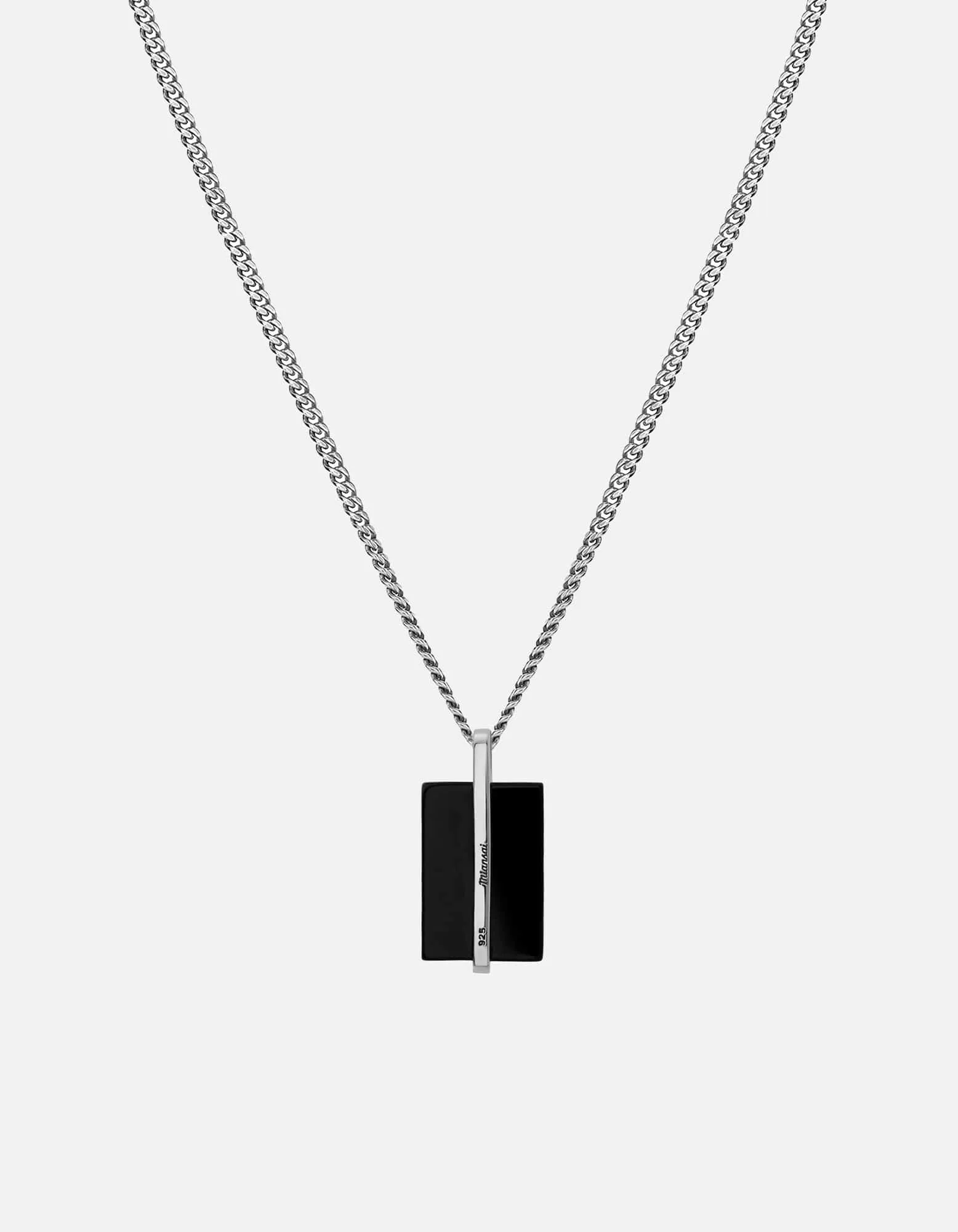 Sol Onyx Necklace, Sterling Silver sold by Miansai product image thumbnail 2
