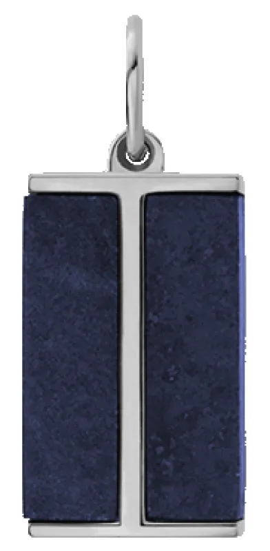 Duo Lapis Pendant, Sterling Silver sold by Miansai
