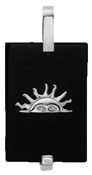 Sol Onyx Pendant, Sterling Silver sold by Miansai