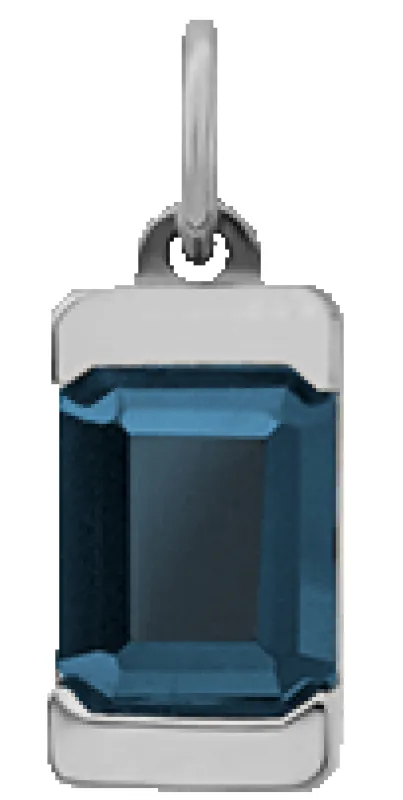 Valor Pendant w/Blue Stone, Sterling Silver sold by Miansai