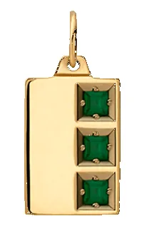 Virgil Quartz Pendant, Gold Vermeil sold by Miansai
