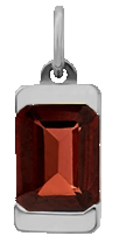 Valor Pendant w/ Red Agate Stone, Sterling Silver sold by Miansai