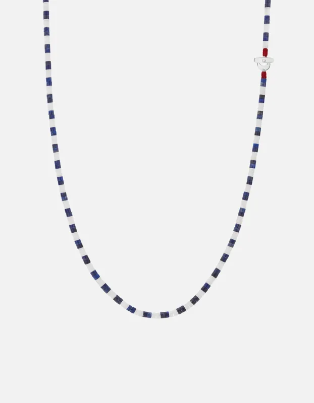 Kai Lapis Necklace, Sterling Silver sold by Miansai