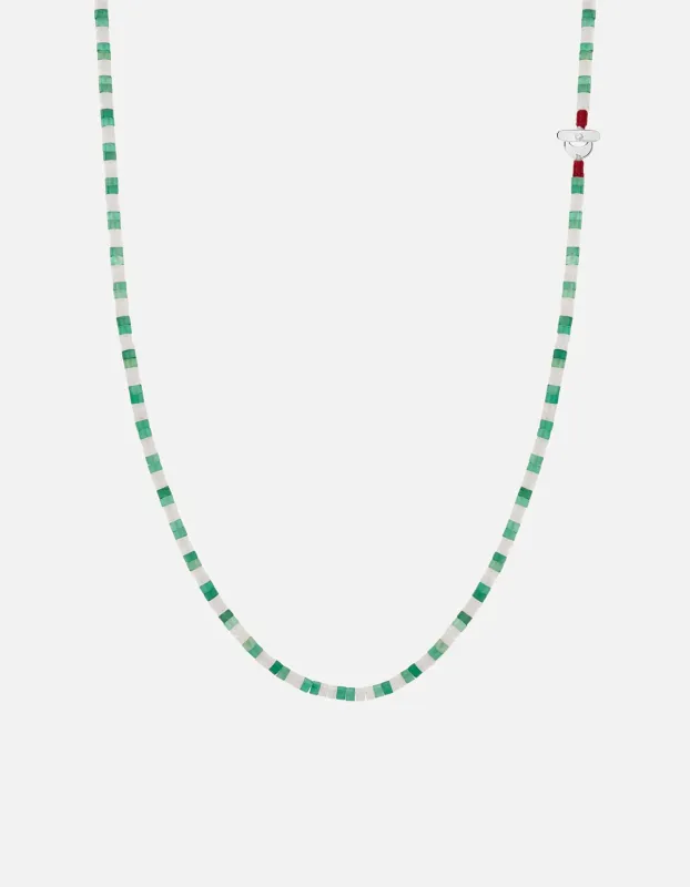 Kai Agate Necklace, Sterling Silver sold by Miansai