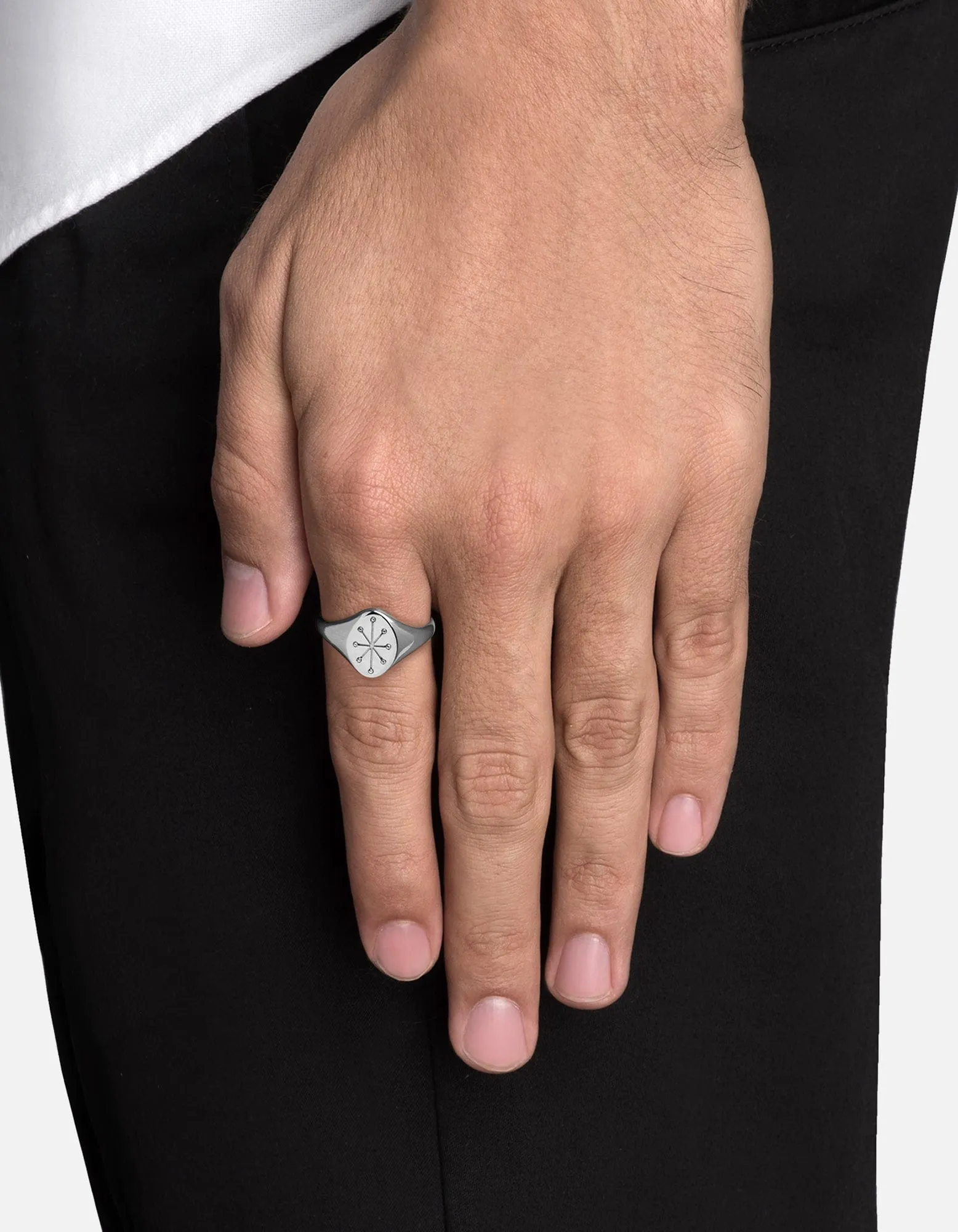 Octo Ring, Sterling Silver/Diamonds sold by Miansai product image thumbnail 3