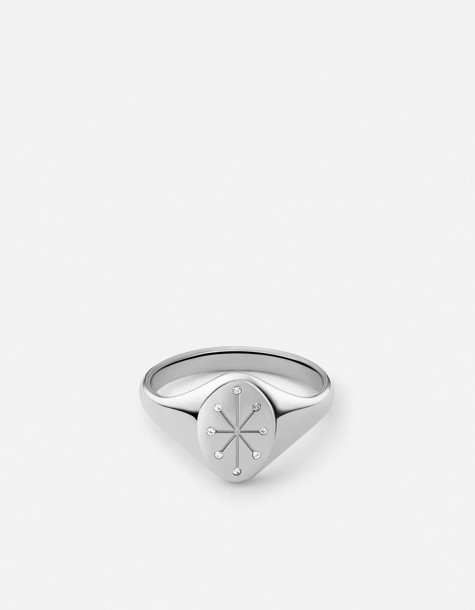 Octo Ring, Sterling Silver/Diamonds sold by Miansai