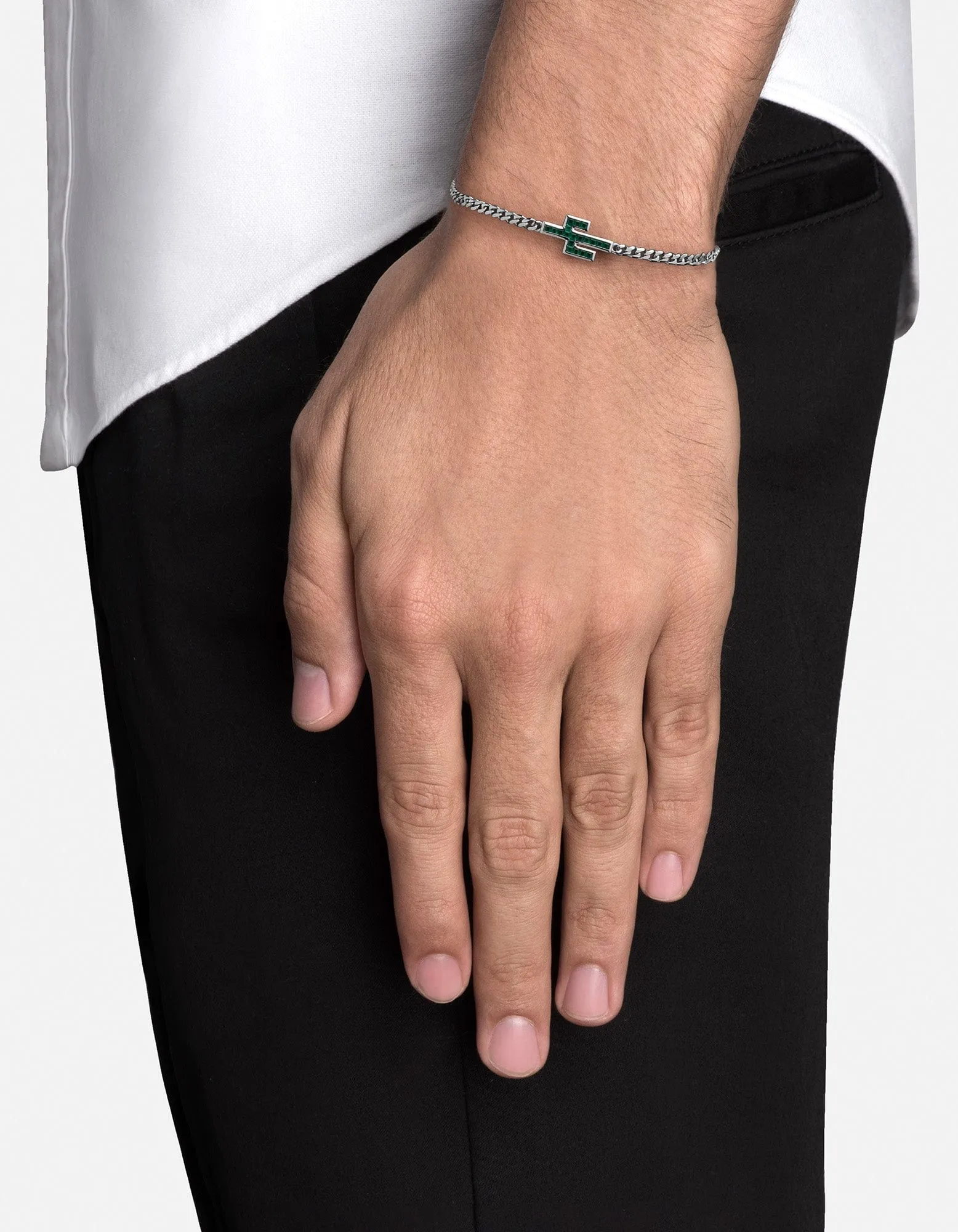 Cactus Onyx Chain Bracelet, Sterling Silver sold by Miansai product image thumbnail 2