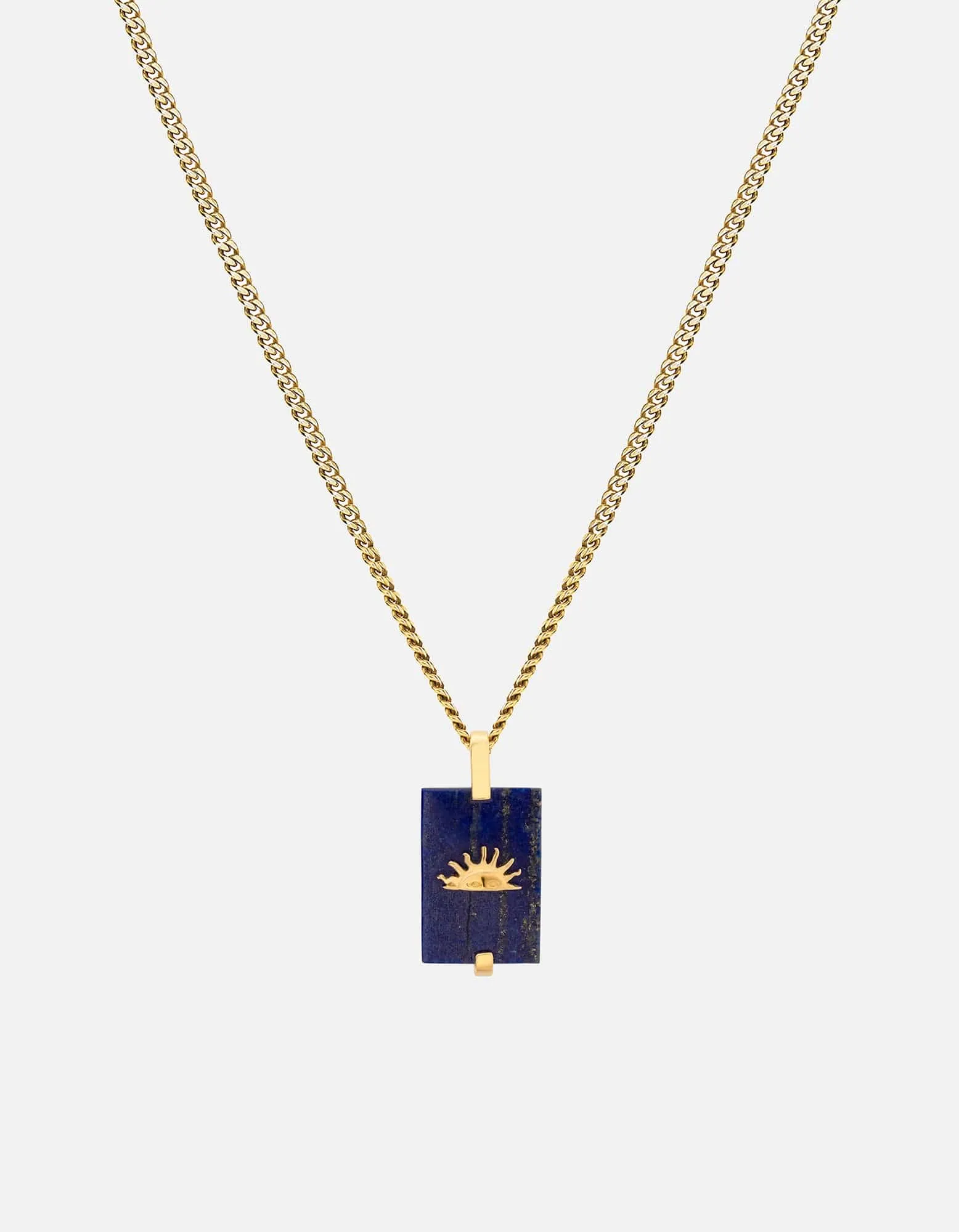 Sol Lapis Necklace, Gold Vermeil sold by Miansai