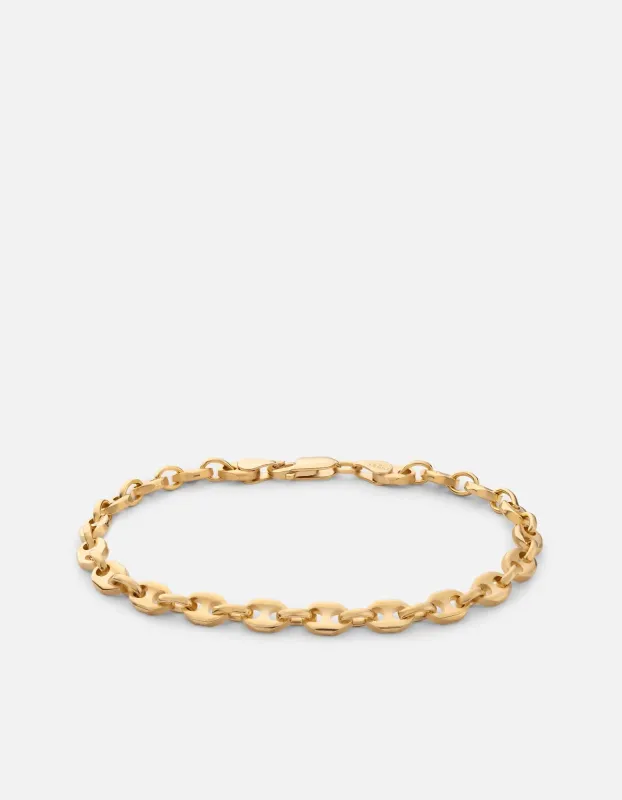 Pyper Link Puff Bracelet, Gold Vermeil sold by Miansai