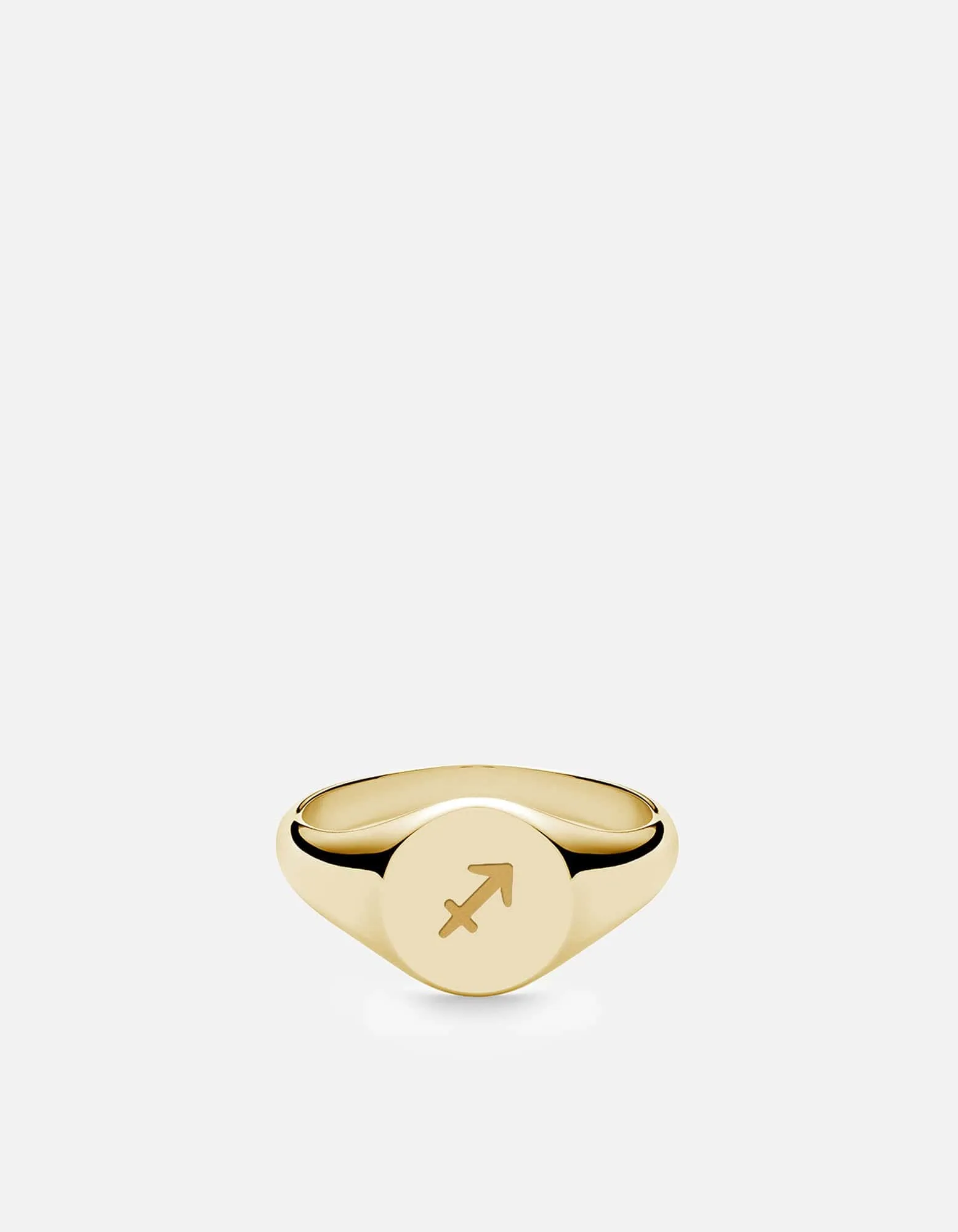 Sagittarius Astro Signet Ring, 14k Gold sold by Miansai