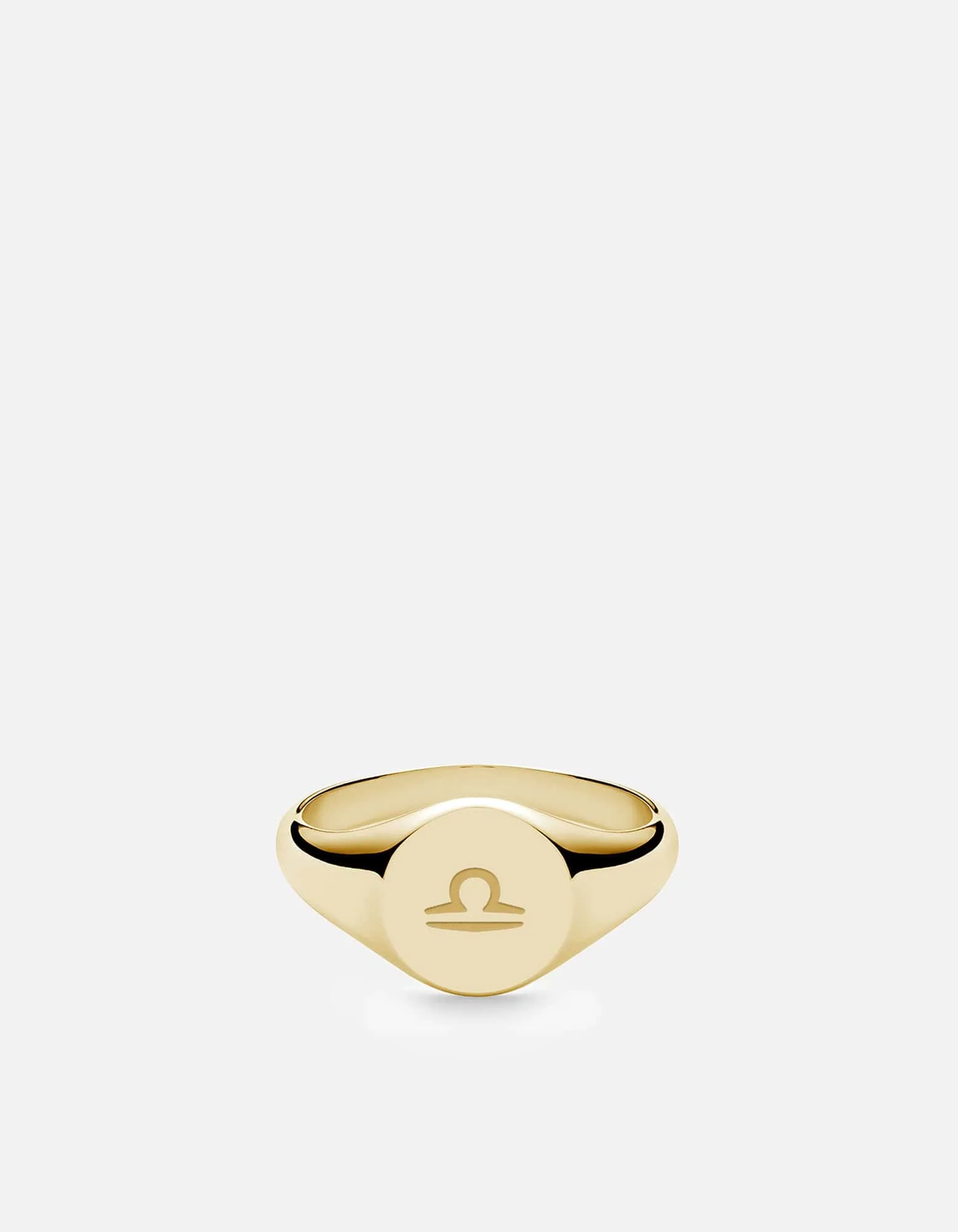 Libra Astro Signet Ring, 14k Gold sold by Miansai