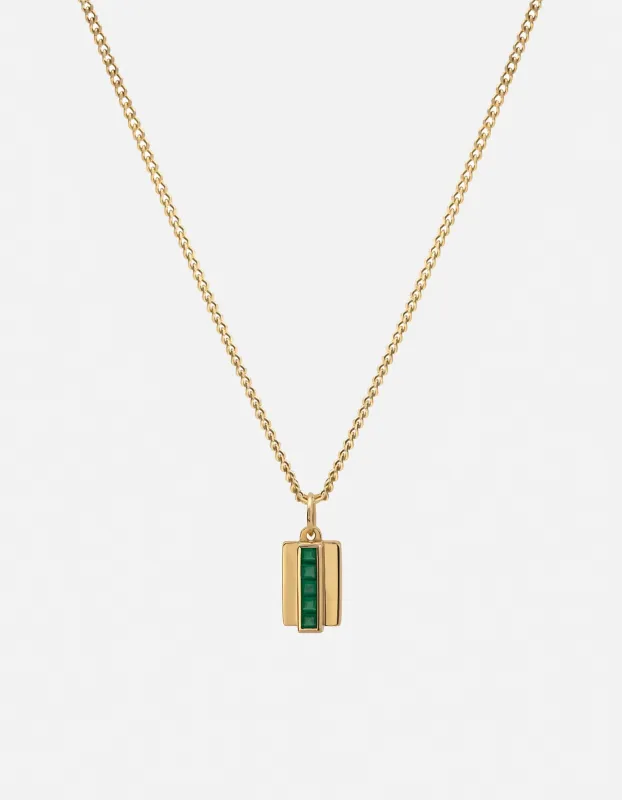 Vertigo Agate Necklace, Gold Vermeil sold by Miansai