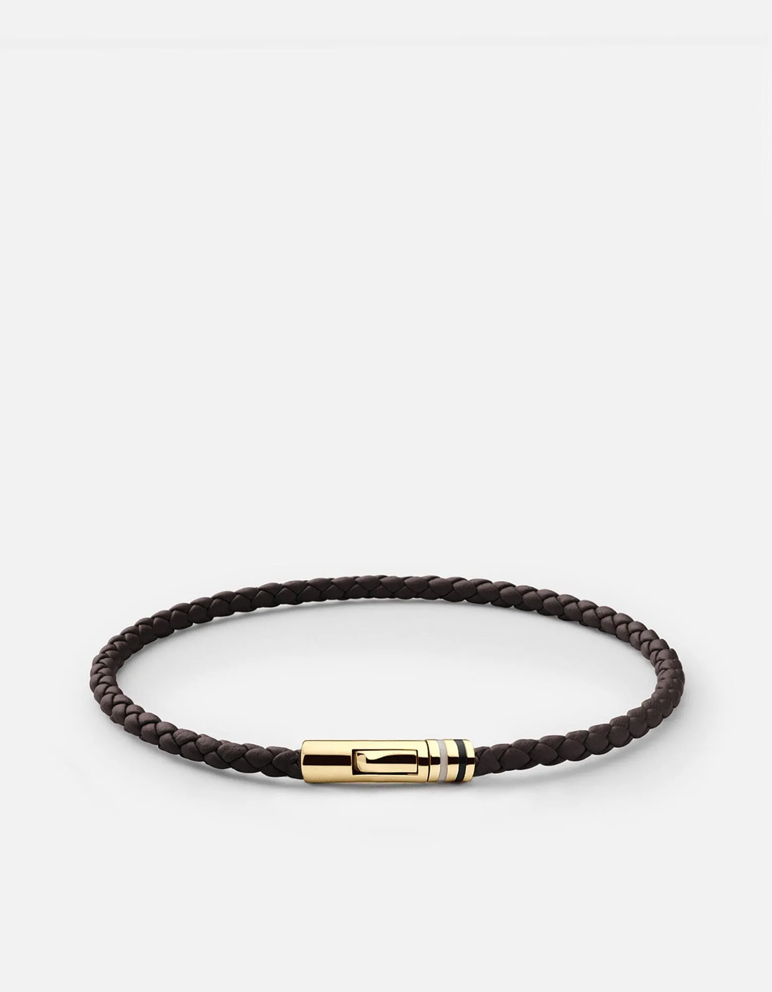 Juno Leather Bracelet, Gold Vermeil sold by Miansai