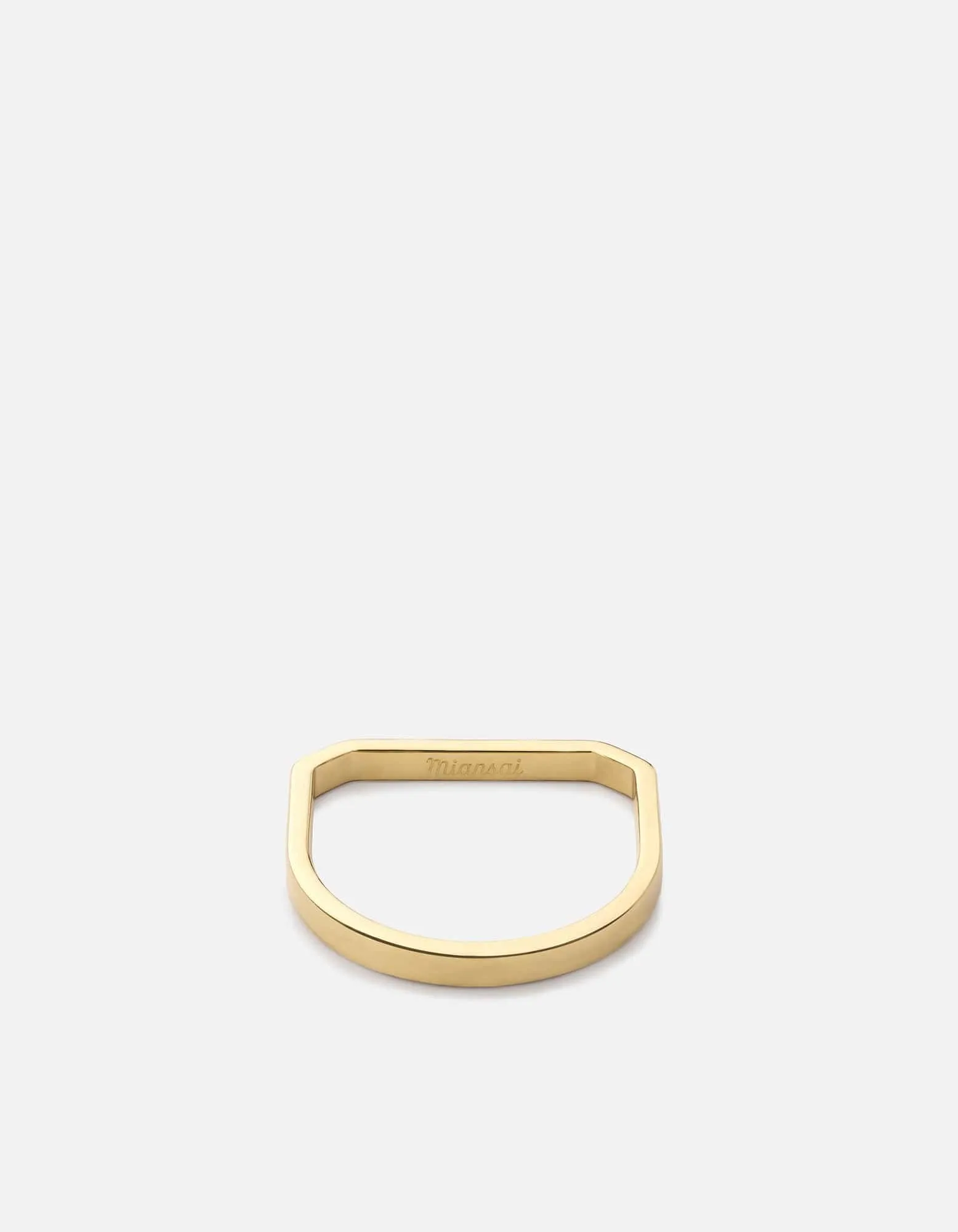 Thin Hex Ring, Gold Vermeil sold by Miansai product image thumbnail 2