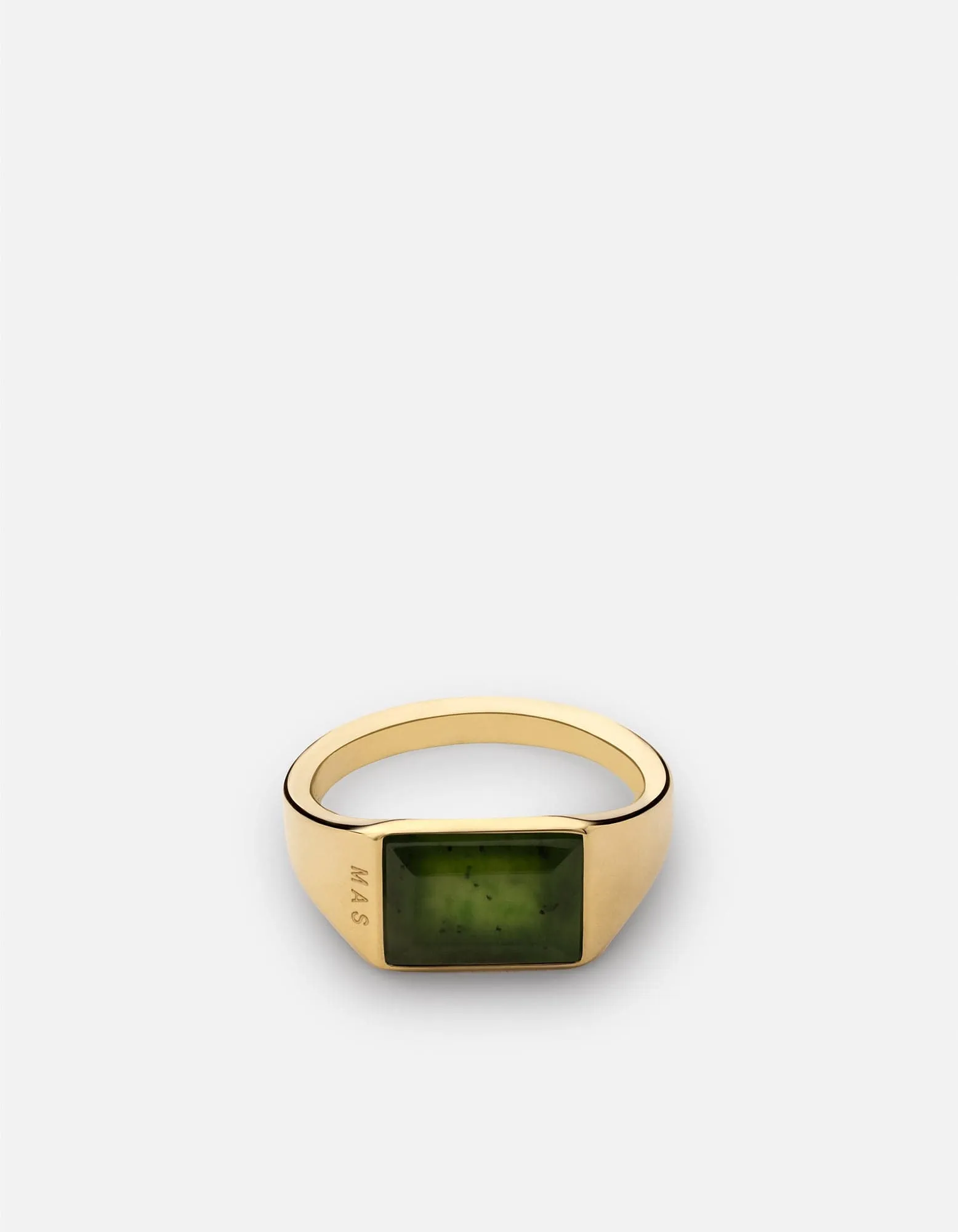 Slim Lennox Jasper Ring, Gold Vermeil sold by Miansai product image thumbnail 4