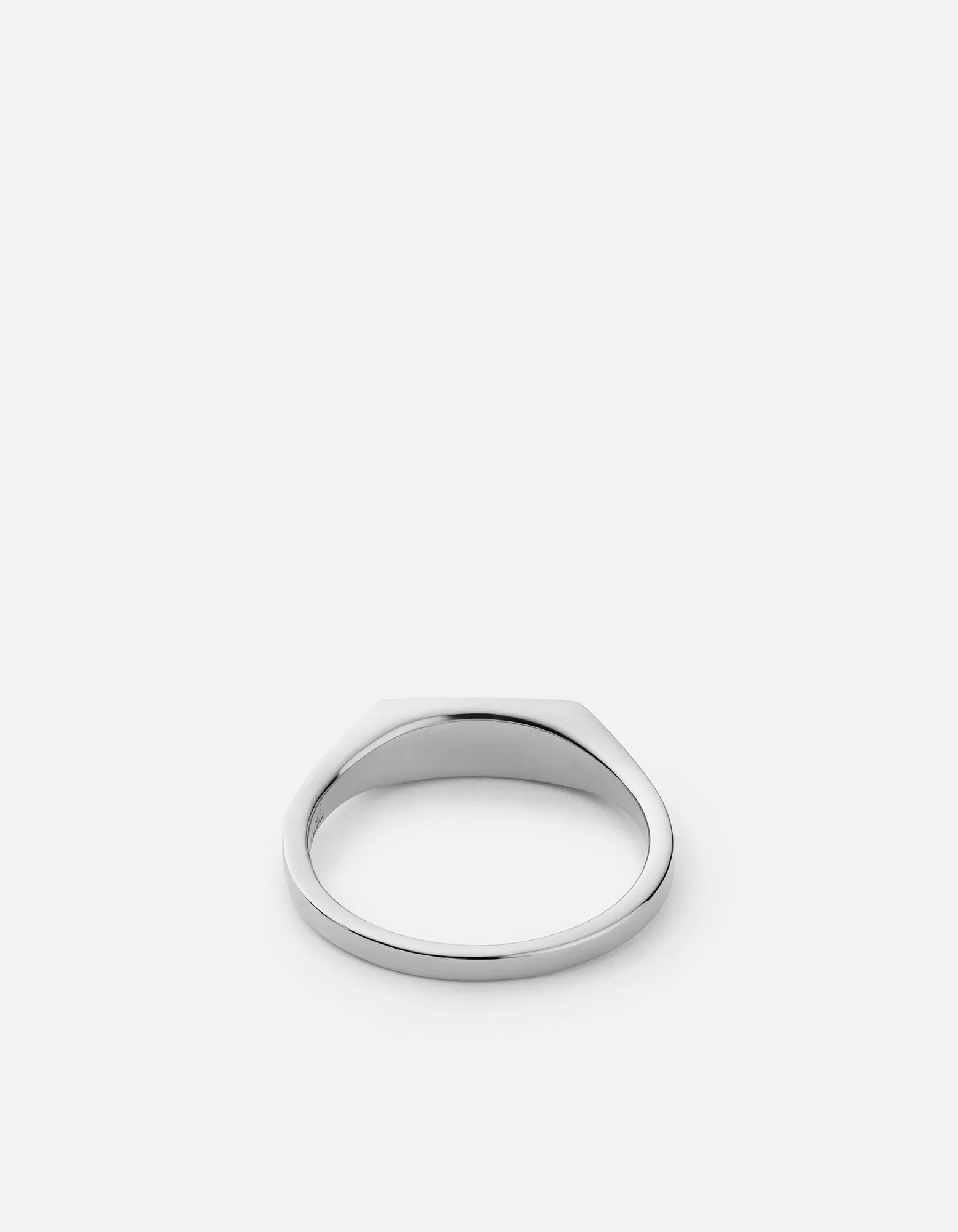 Thin Lennox Onyx Ring, Sterling Silver sold by Miansai product image thumbnail 2