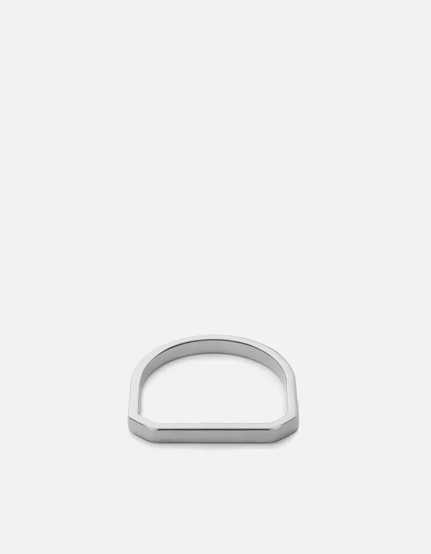 Thin Hex Ring, Sterling Silver sold by Miansai