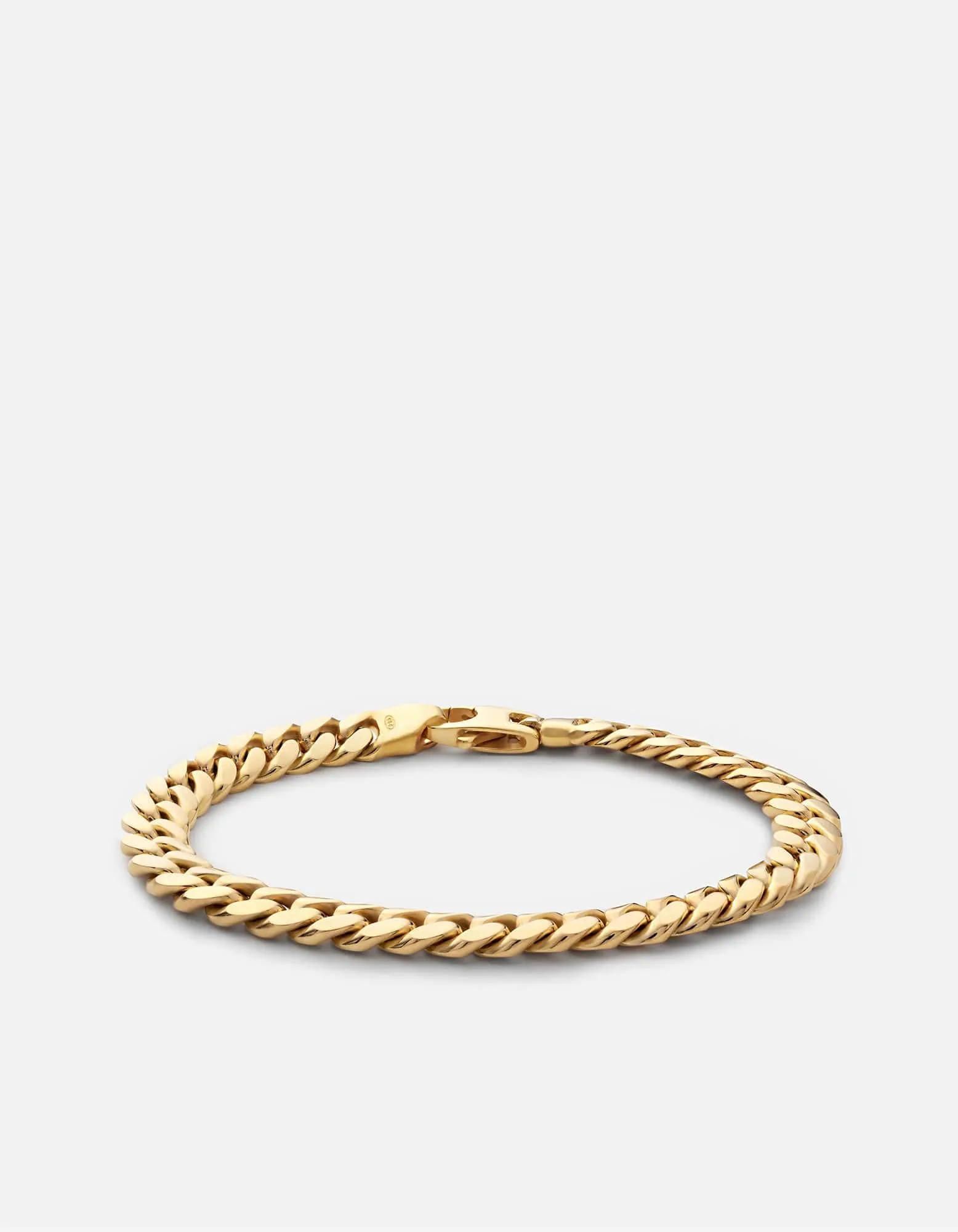 6.5mm Cuban Chain Bracelet, Gold Vermeil sold by Miansai