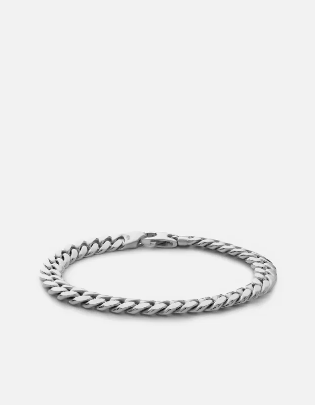 6.5mm Cuban Chain Bracelet, Sterling Silver sold by Miansai