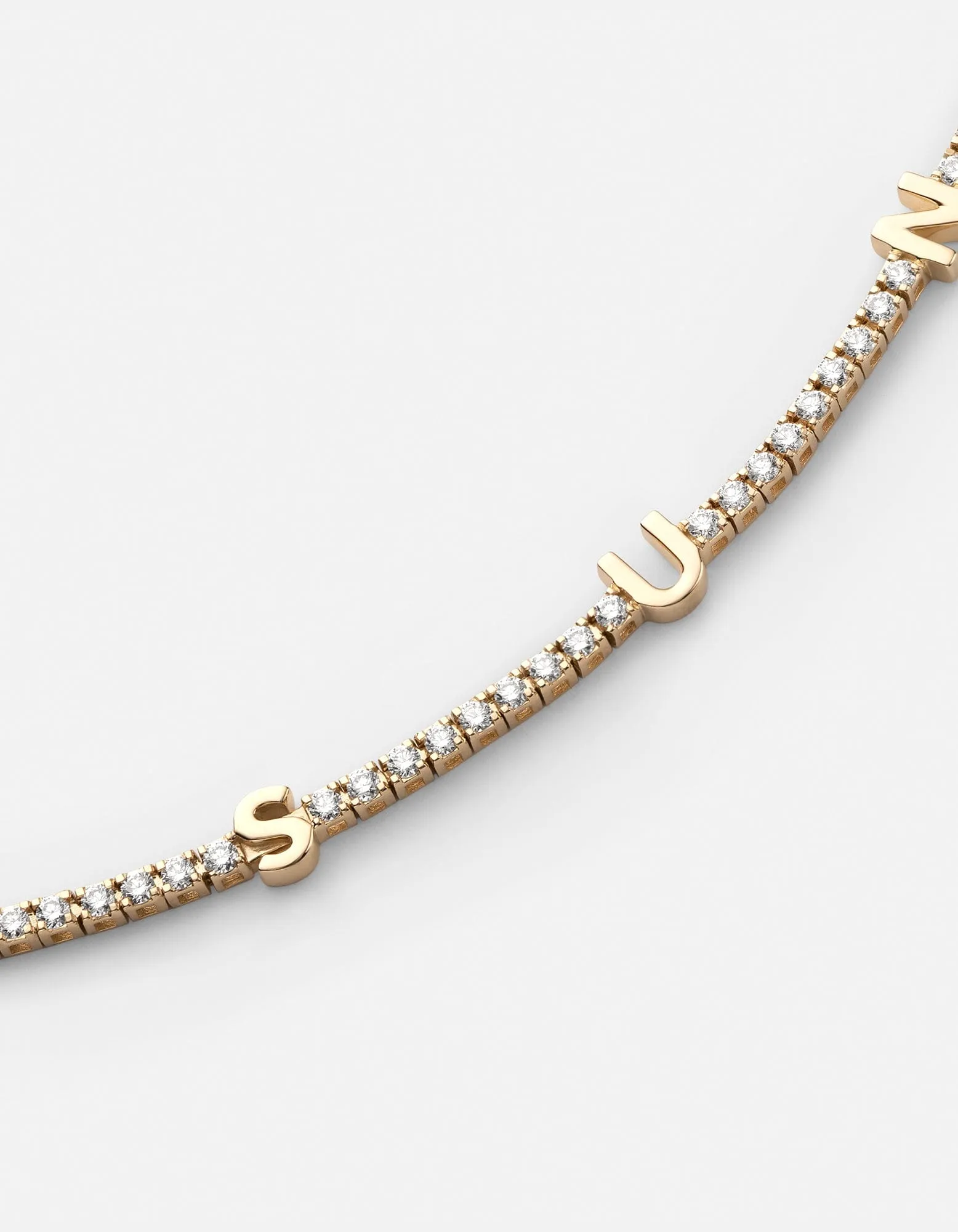 Signature Tennis Bracelet, 14k Gold Pavé sold by Miansai product image thumbnail 2