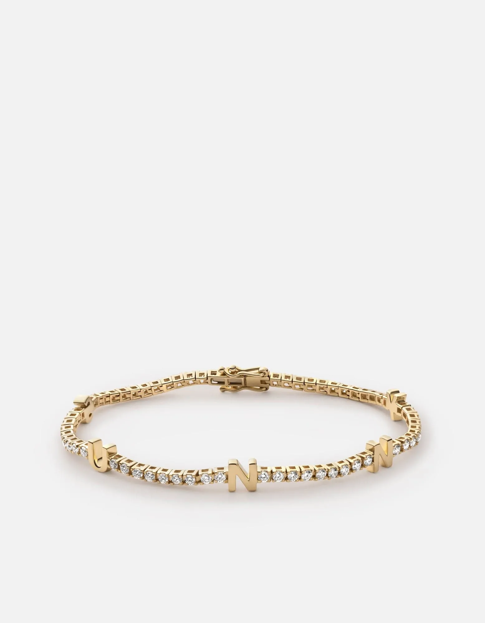 Signature Tennis Bracelet, 14k Gold Pavé sold by Miansai product image thumbnail 5