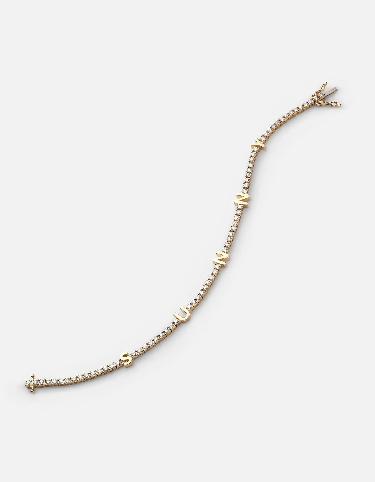 Signature Tennis Bracelet, 14k Gold Pavé sold by Miansai product image thumbnail 4