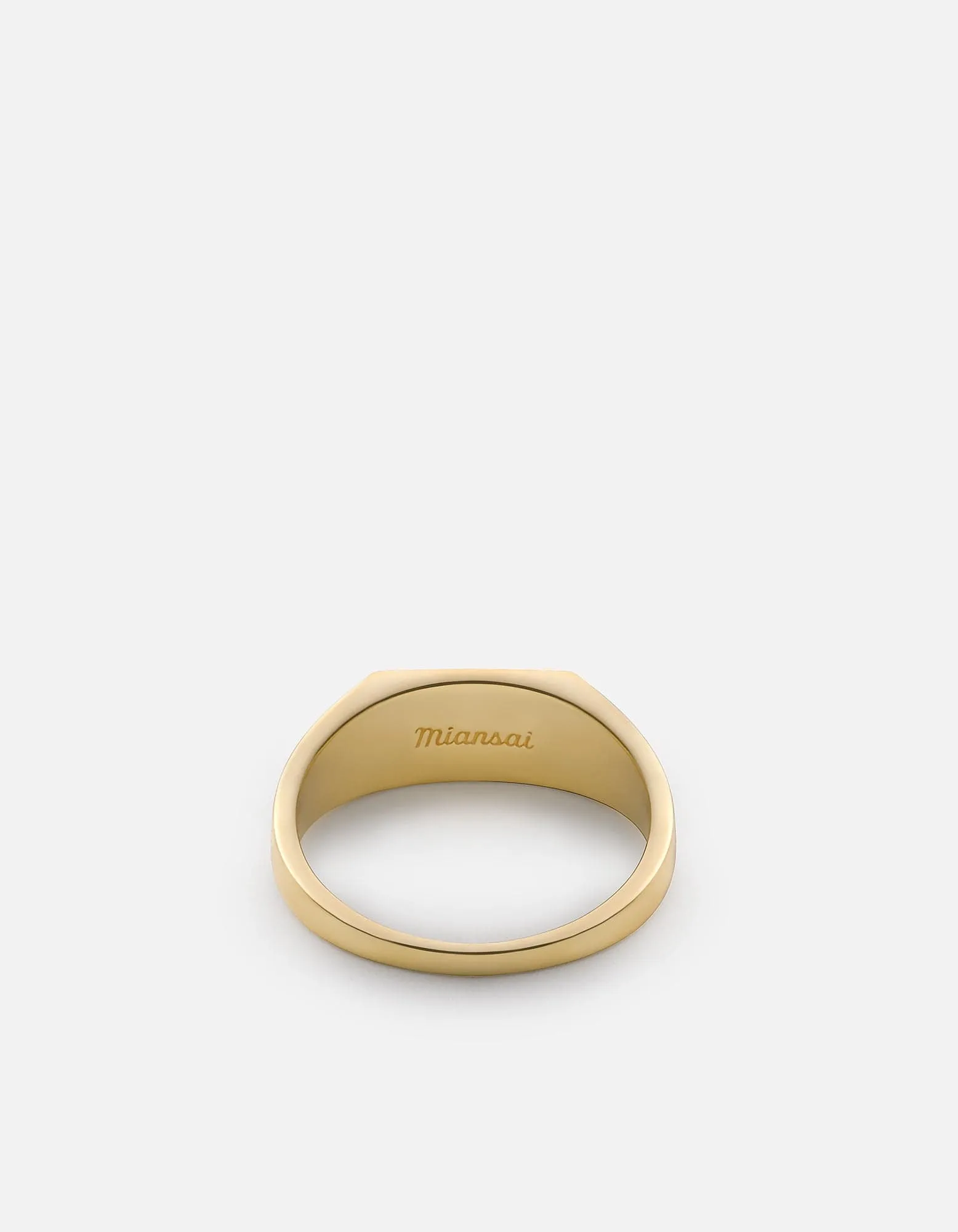 Vault Ring, Gold Vermeil/Green sold by Miansai product image thumbnail 2
