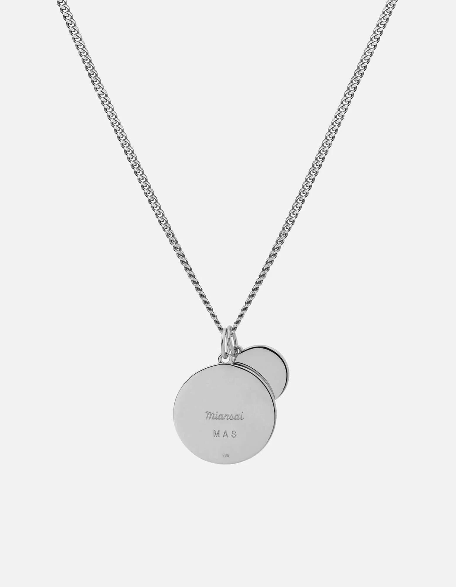 Saint Christopher Surf Necklace, Sterling Silver/Black sold by Miansai product image thumbnail 4