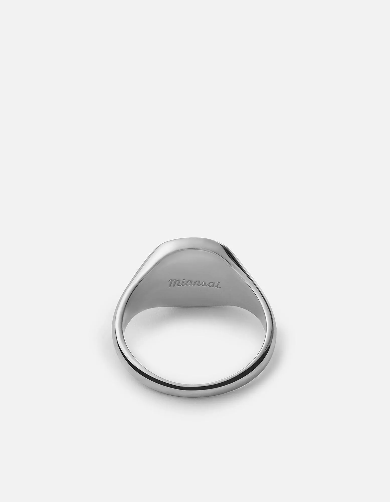 Olympus Signet Ring, Sterling Silver/Black sold by Miansai product image thumbnail 2