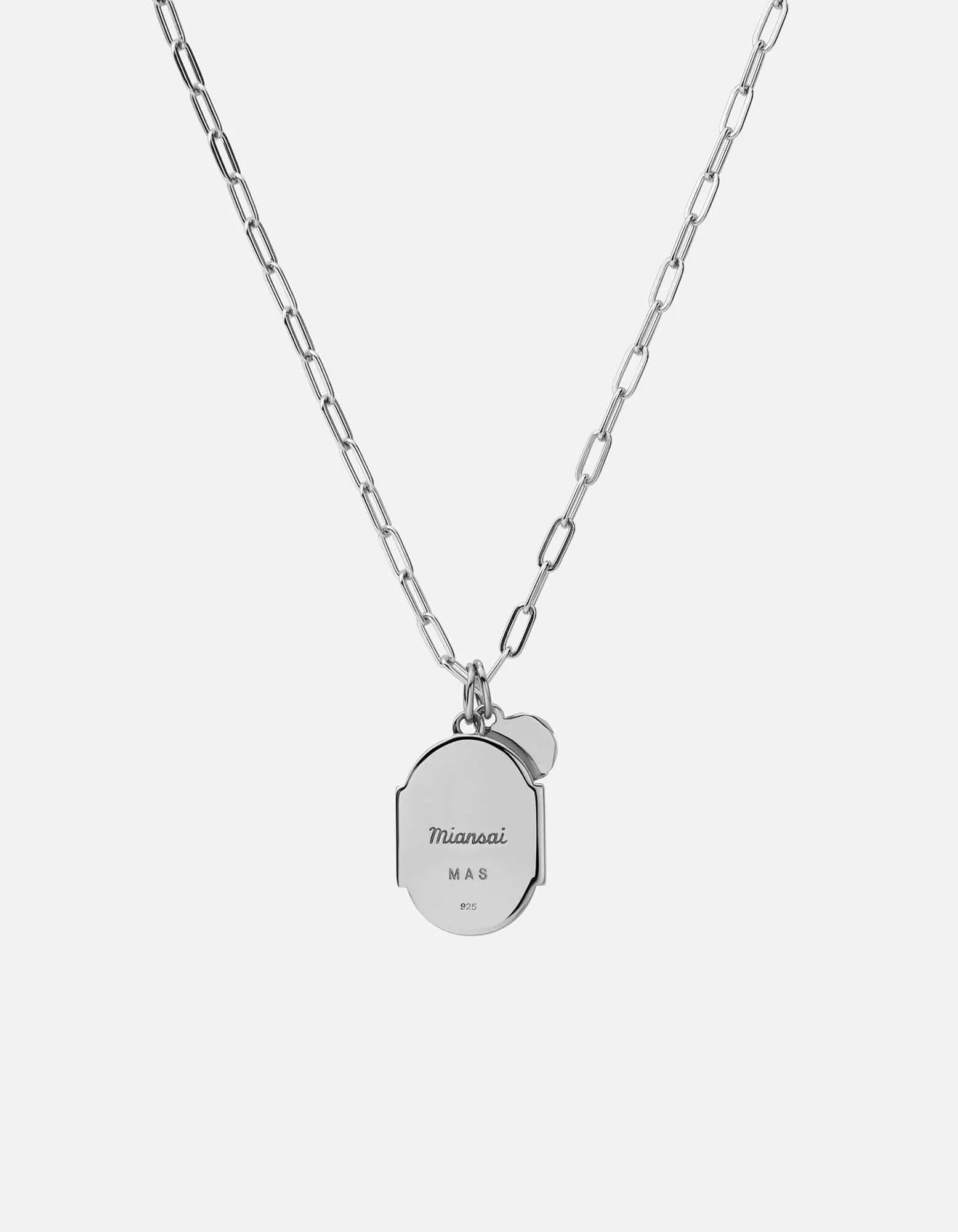 Conception Cable Chain Necklace, Sterling Silver/Gray sold by Miansai product image thumbnail 4