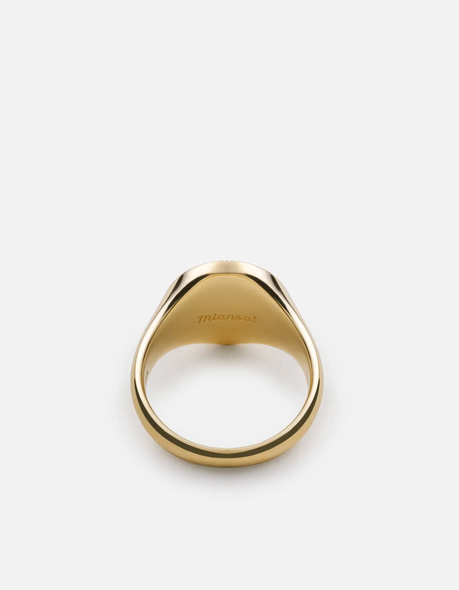 Ma'at Ring, Gold Vermeil/Sage sold by Miansai product image thumbnail 2
