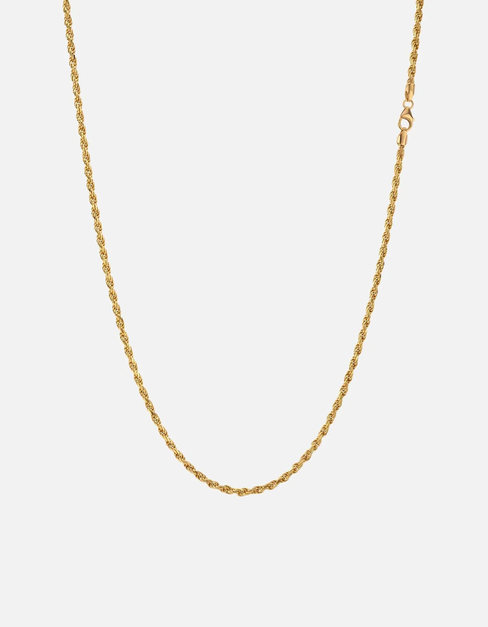 2.4mm Rope Chain Necklace, Gold Vermeil sold by Miansai product image thumbnail 2