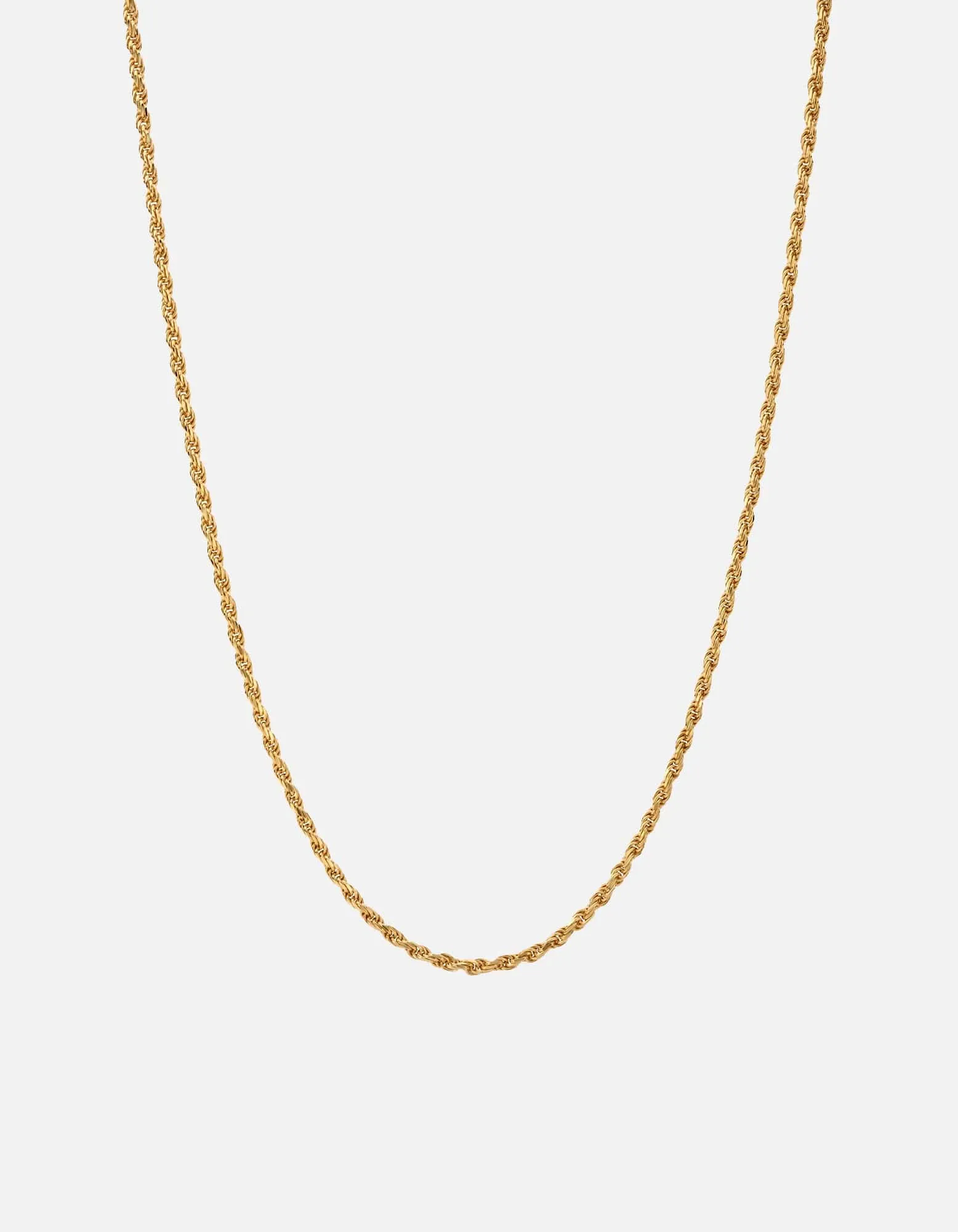 2.4mm Rope Chain Necklace, Gold Vermeil sold by Miansai