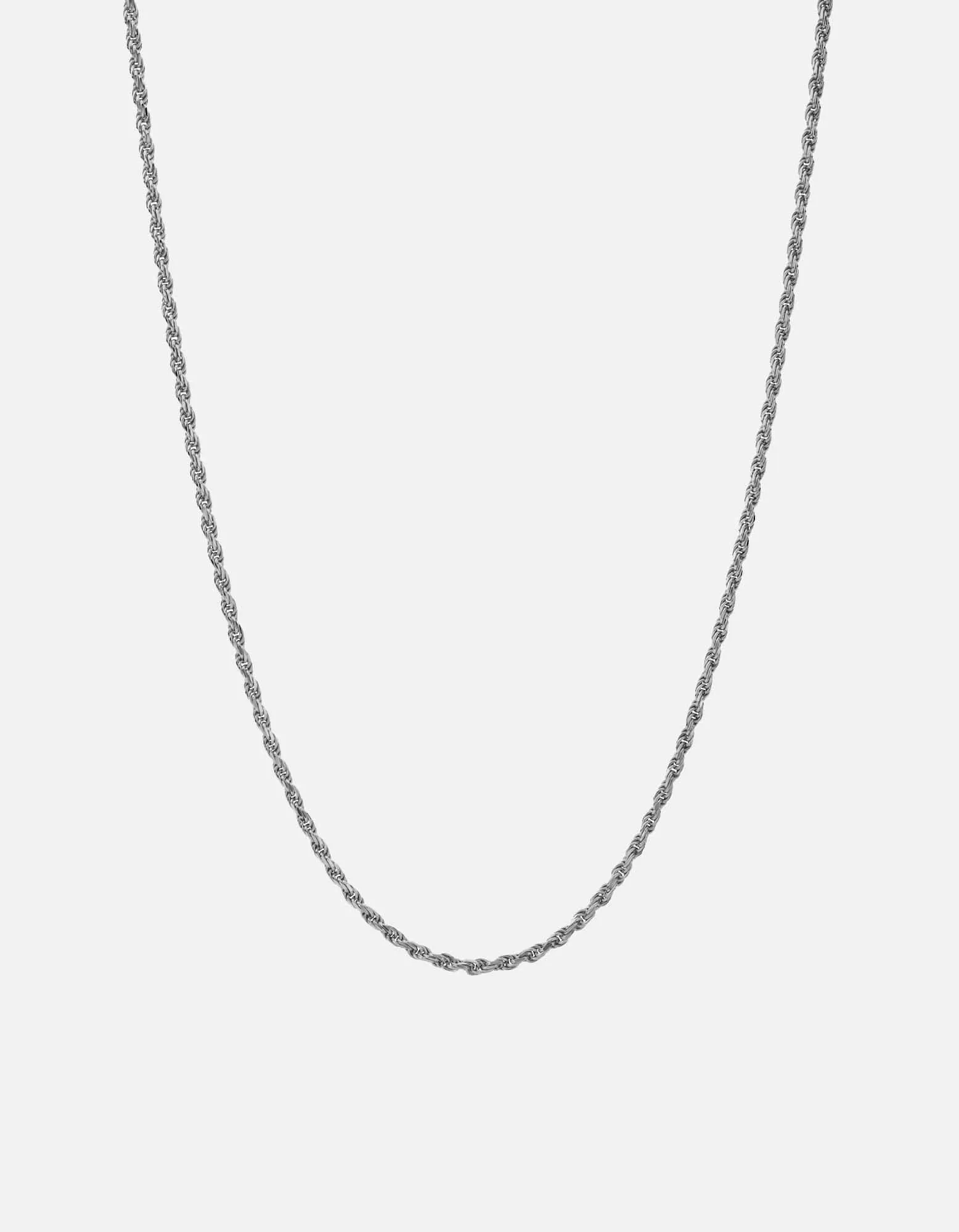 2.4mm Rope Chain Necklace, Sterling Silver sold by Miansai