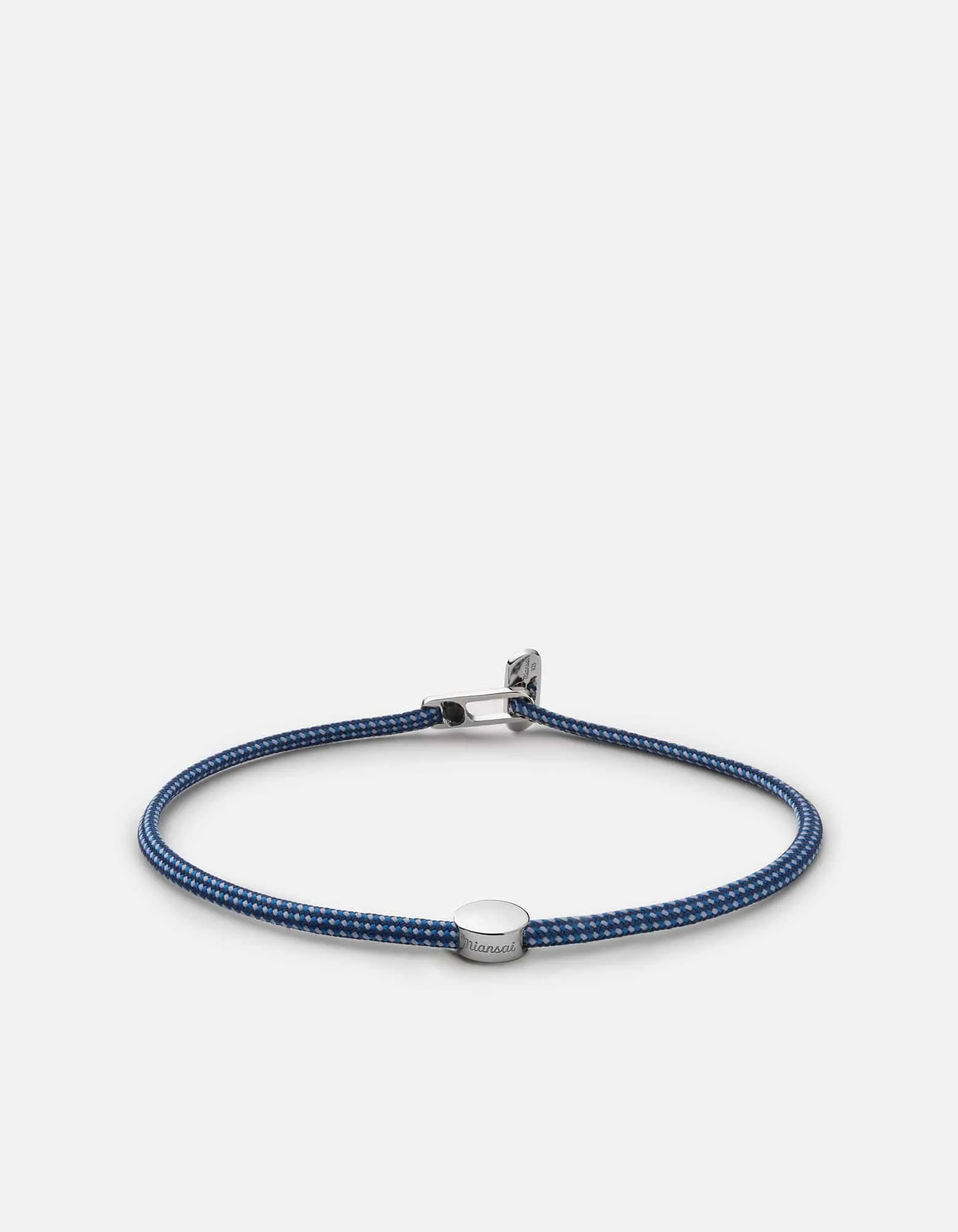 Type Metric 2.5mm Rope Bracelet, Sterling Silver/Dark Blue sold by Miansai product image thumbnail 3