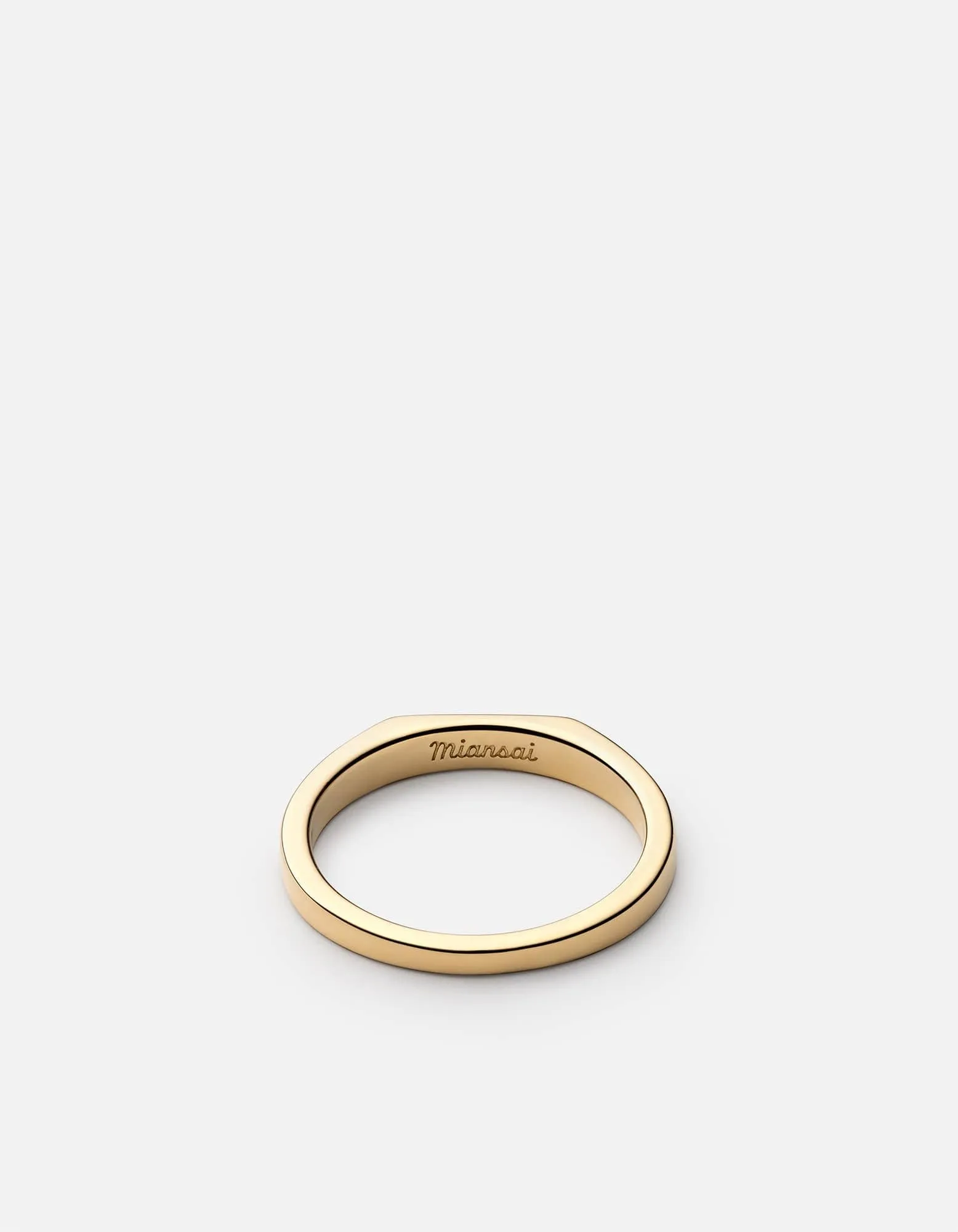 Thin Geo Ring, 14k Gold sold by Miansai product image thumbnail 2