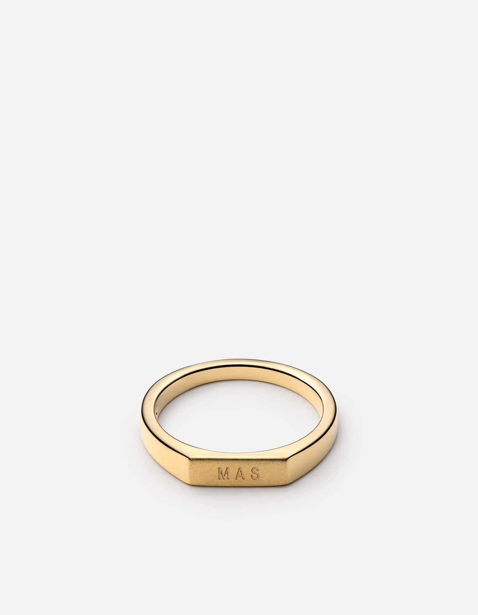 Thin Geo Ring, 14k Gold sold by Miansai product image thumbnail 4