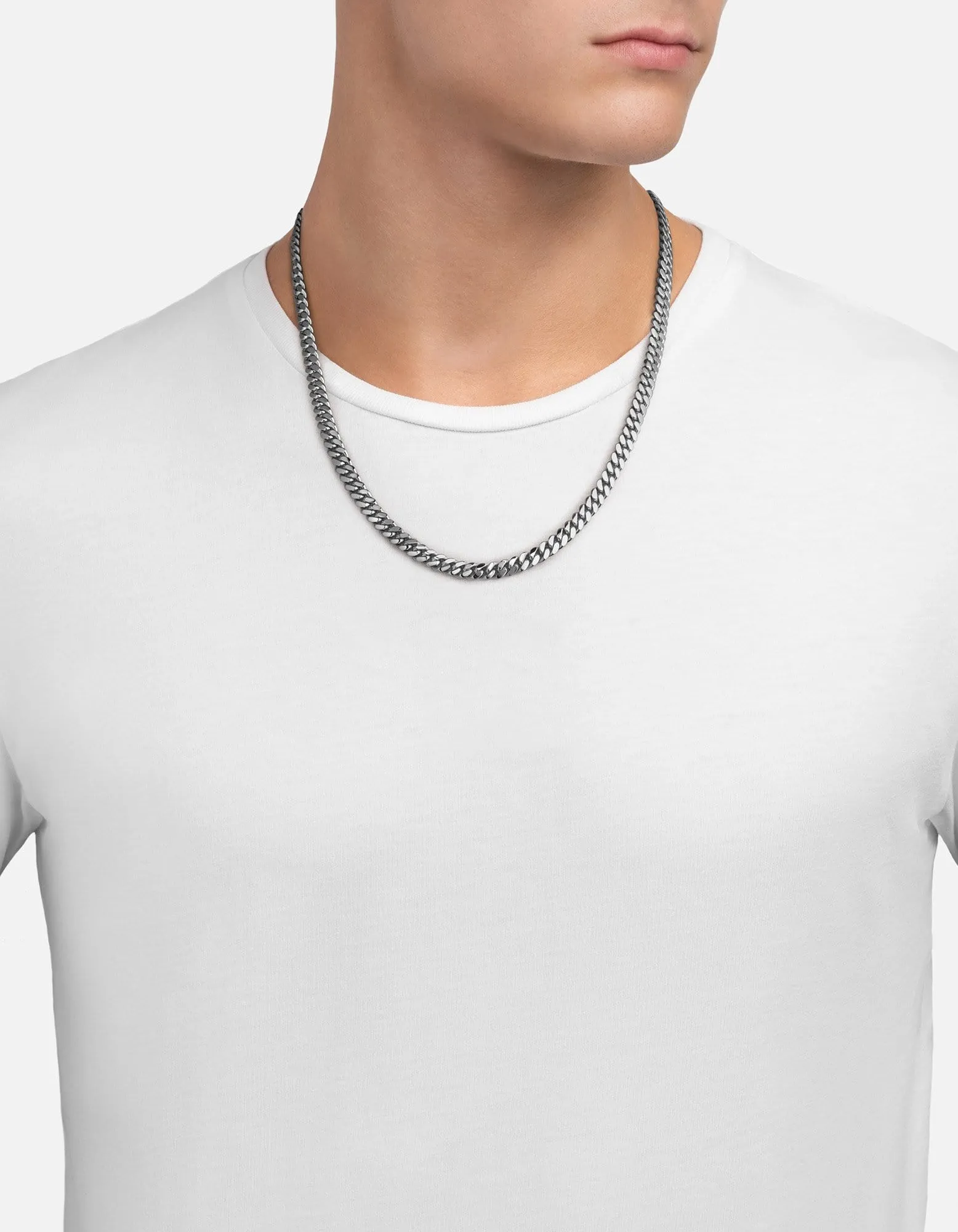 6.5mm Cuban Chain Necklace, Sterling Silver sold by Miansai product image thumbnail 4