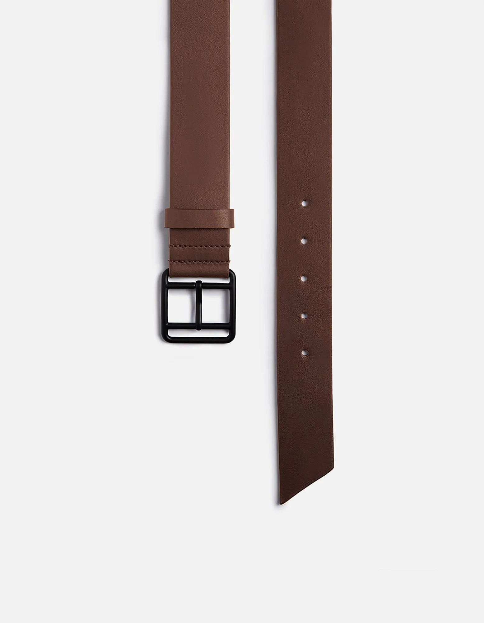 Brown Leather Belt, Noir Buckle sold by Miansai product image thumbnail 2