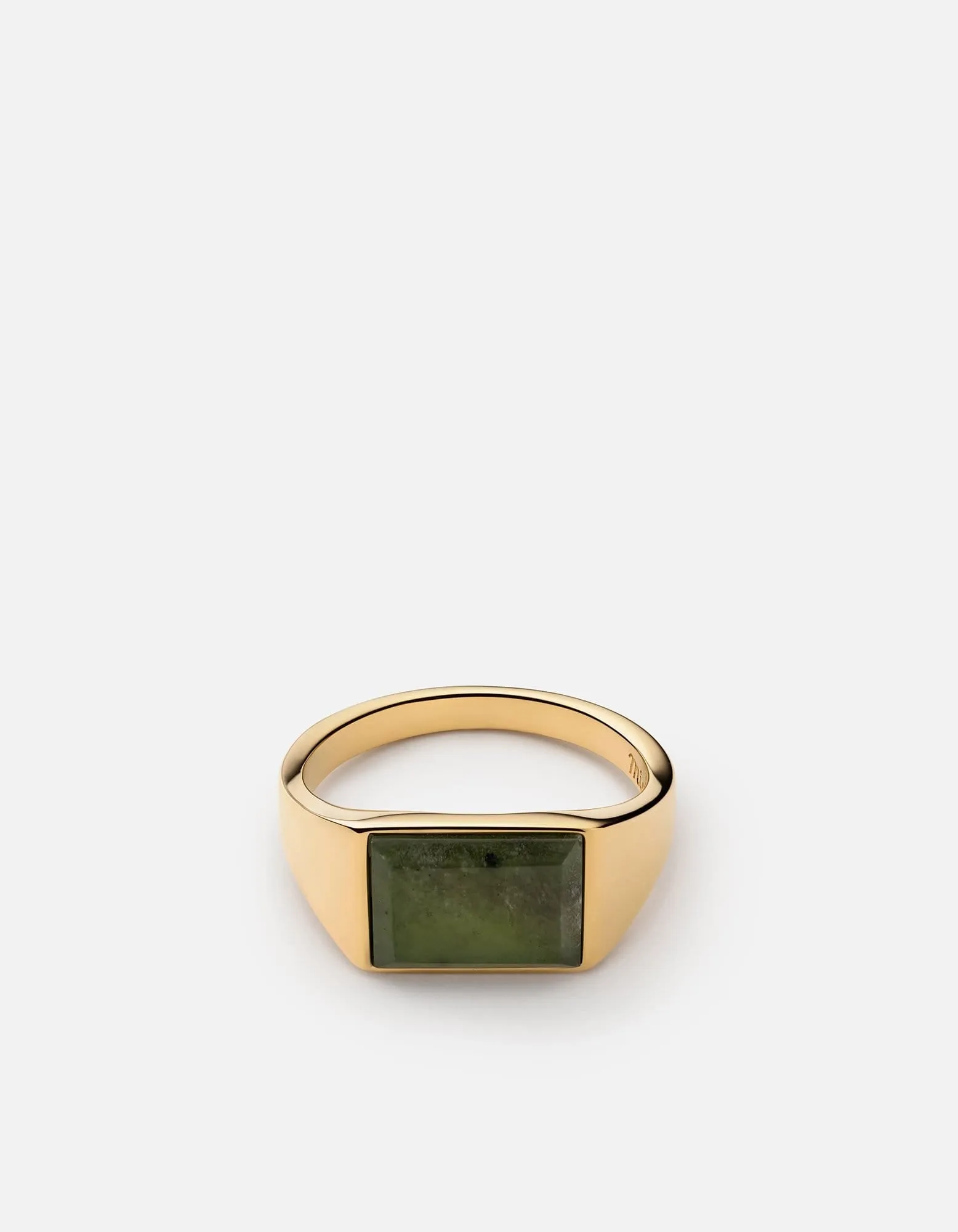 Lennox Jasper Ring, Gold Vermeil sold by Miansai