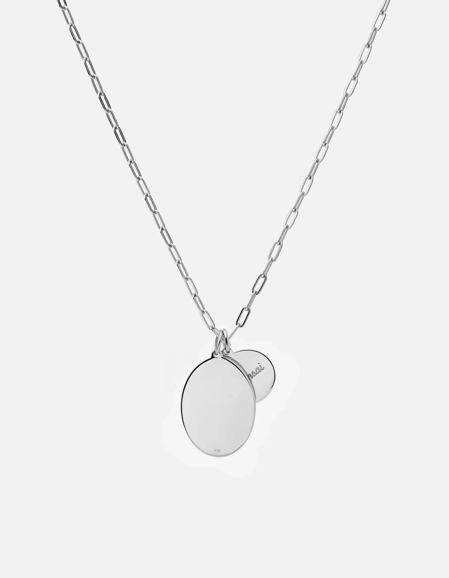 Mini Dove Cable Chain Necklace, Sterling Silver/Teal sold by Miansai product image thumbnail 2