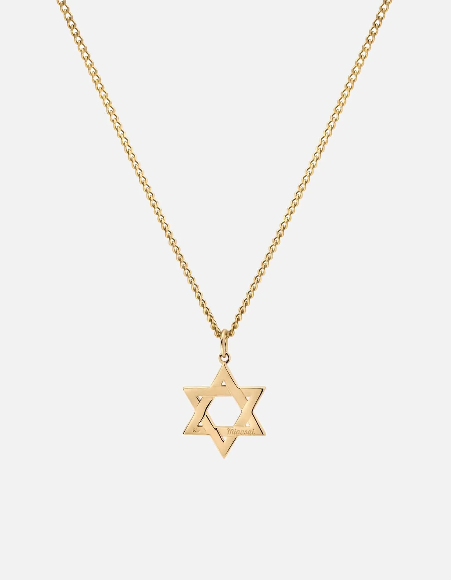 Star of David I Necklace, 14k Gold sold by Miansai product image thumbnail 2