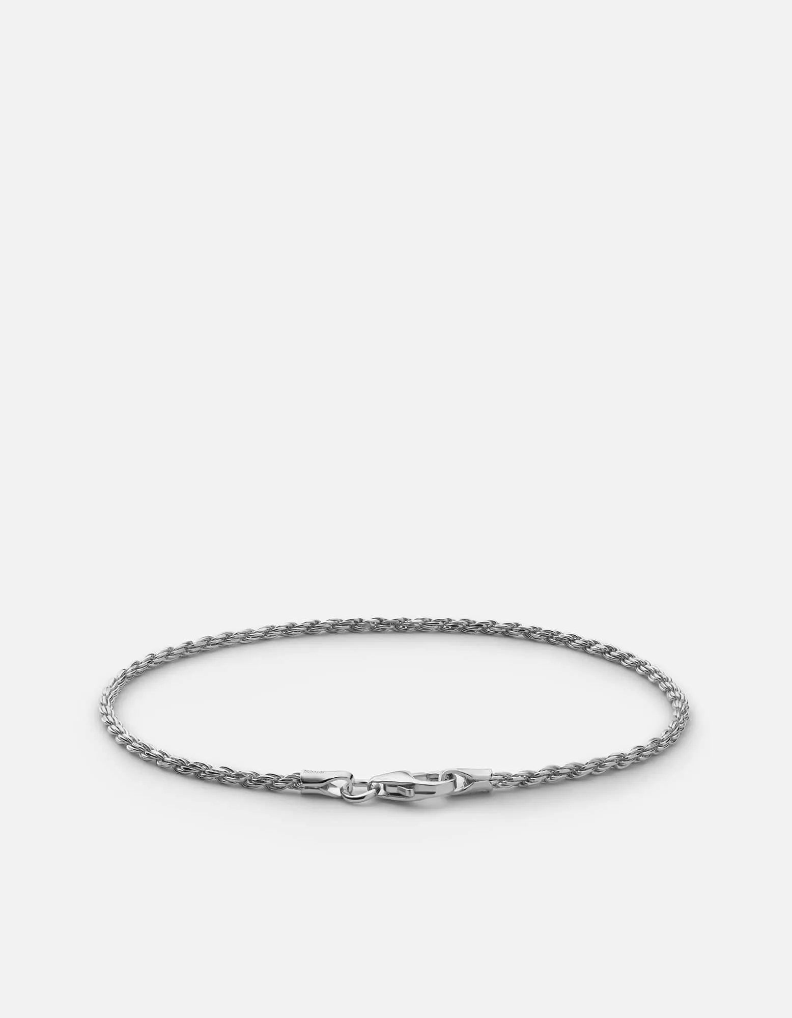 1.8mm Rope Chain Bracelet, Sterling Silver sold by Miansai product image thumbnail 2