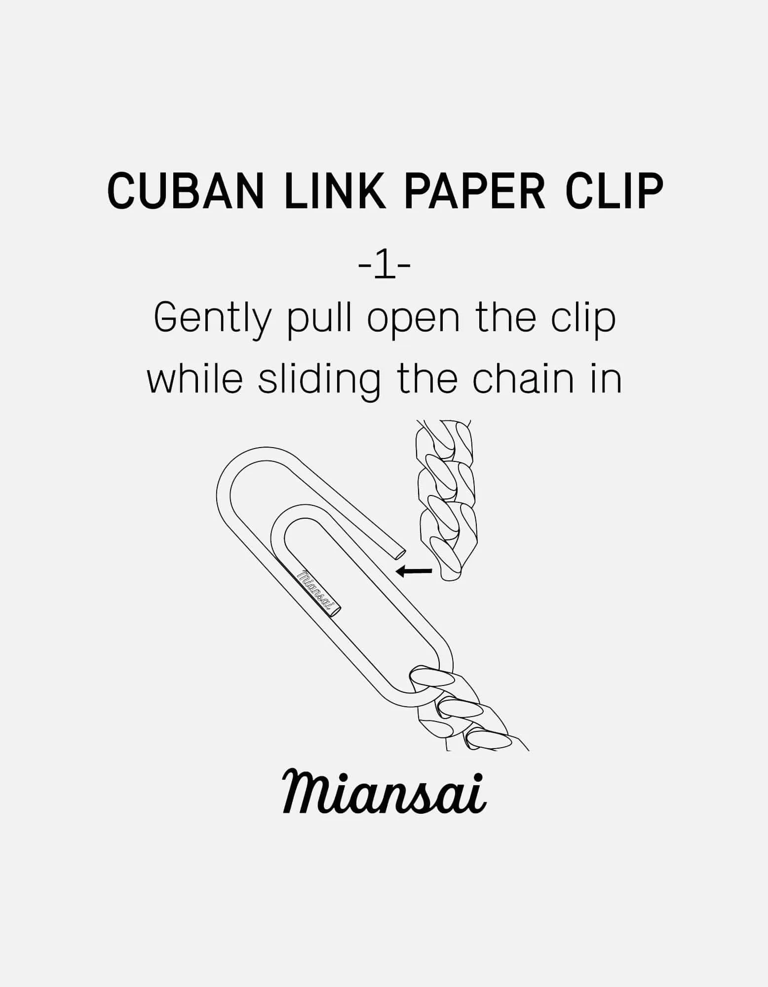 Cuban Link Paper Clip Bracelet, Sterling Silver sold by Miansai product image thumbnail 4