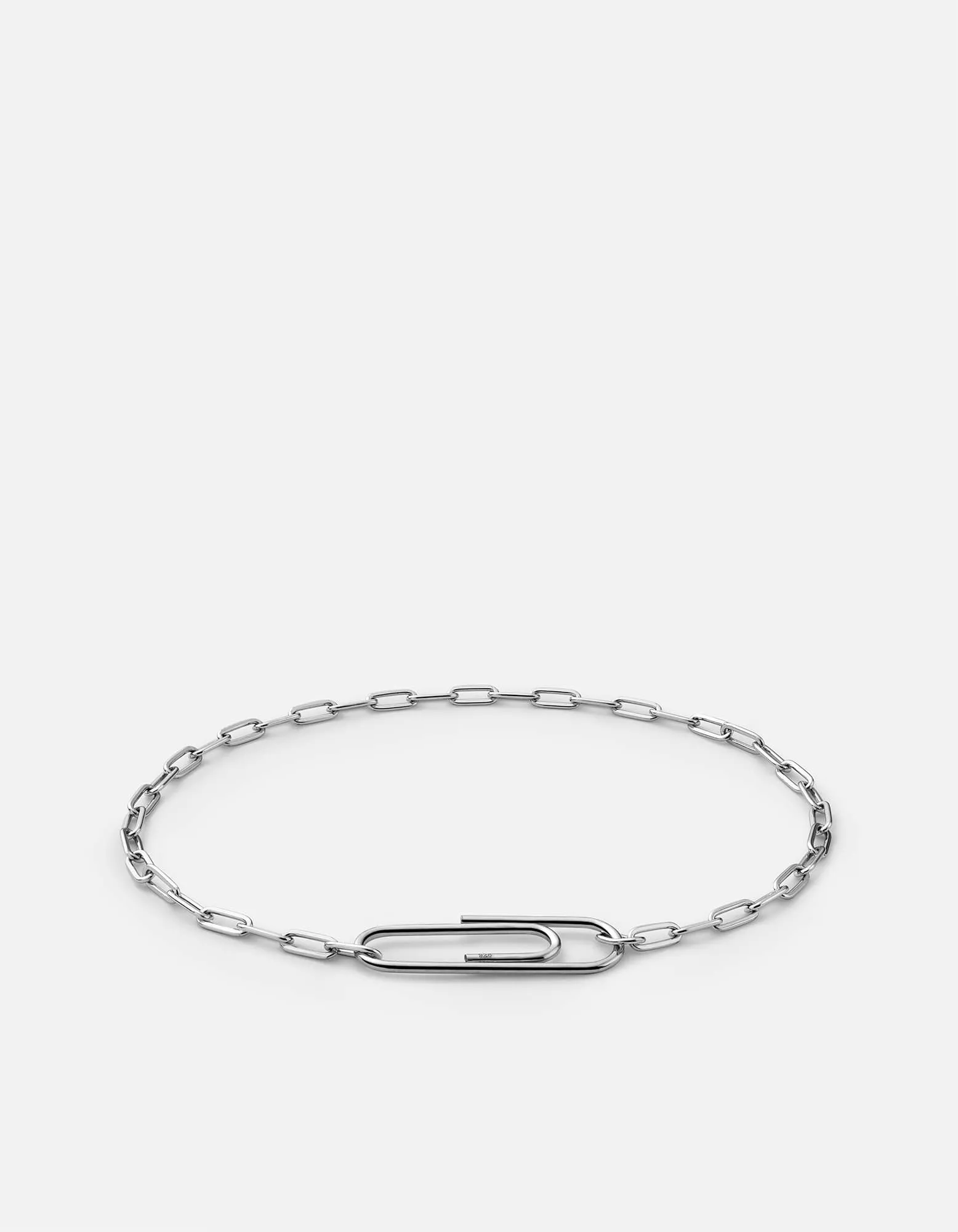 Volt Link Paper Clip Bracelet, Sterling Silver sold by Miansai