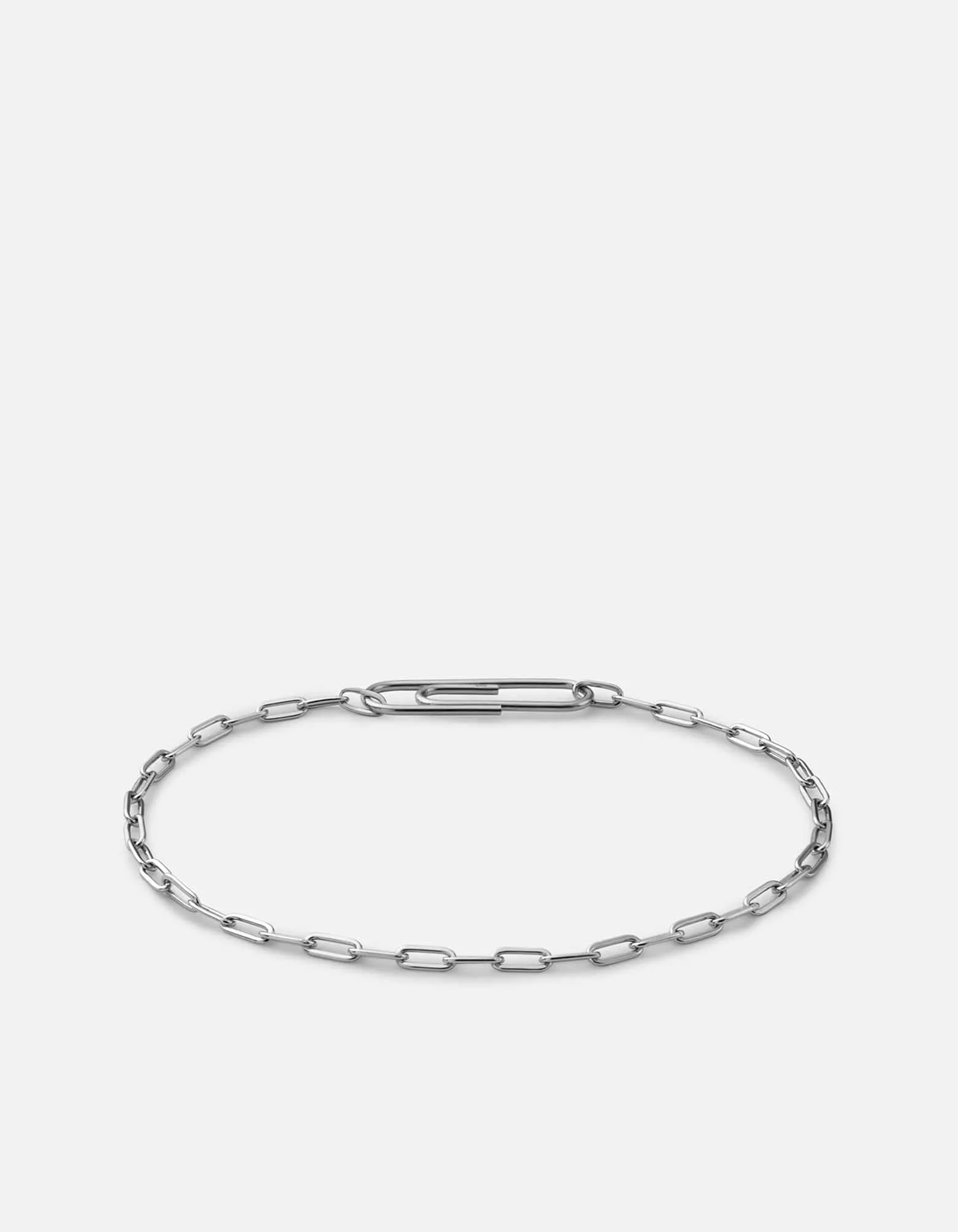 Volt Link Paper Clip Bracelet, Sterling Silver sold by Miansai product image thumbnail 2