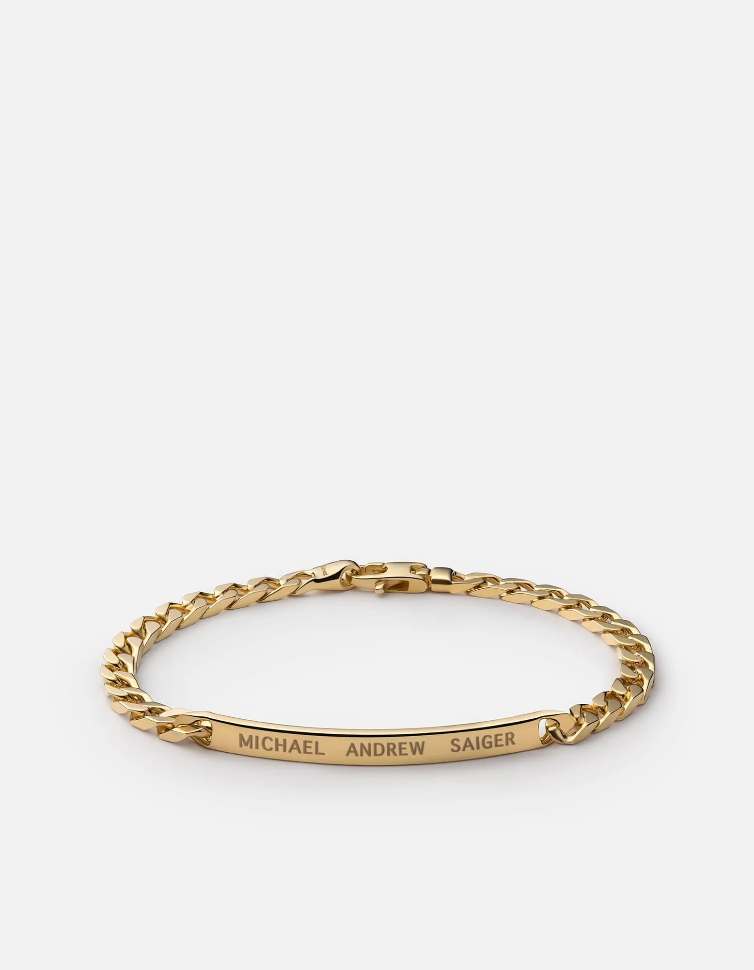 4mm ID Chain Bracelet, Gold Vermeil sold by Miansai product image thumbnail 4
