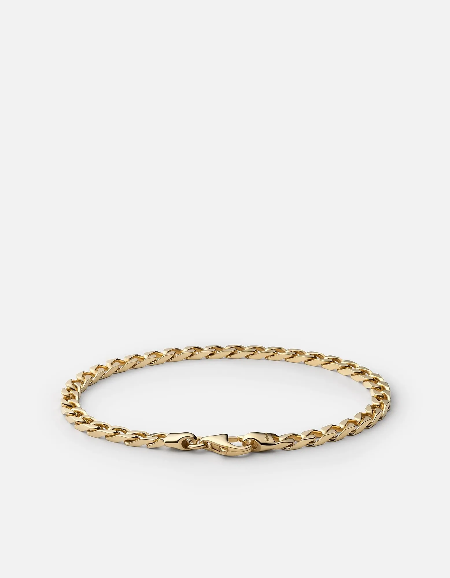 4mm Cuban Chain Bracelet, Gold Vermeil sold by Miansai product image thumbnail 2