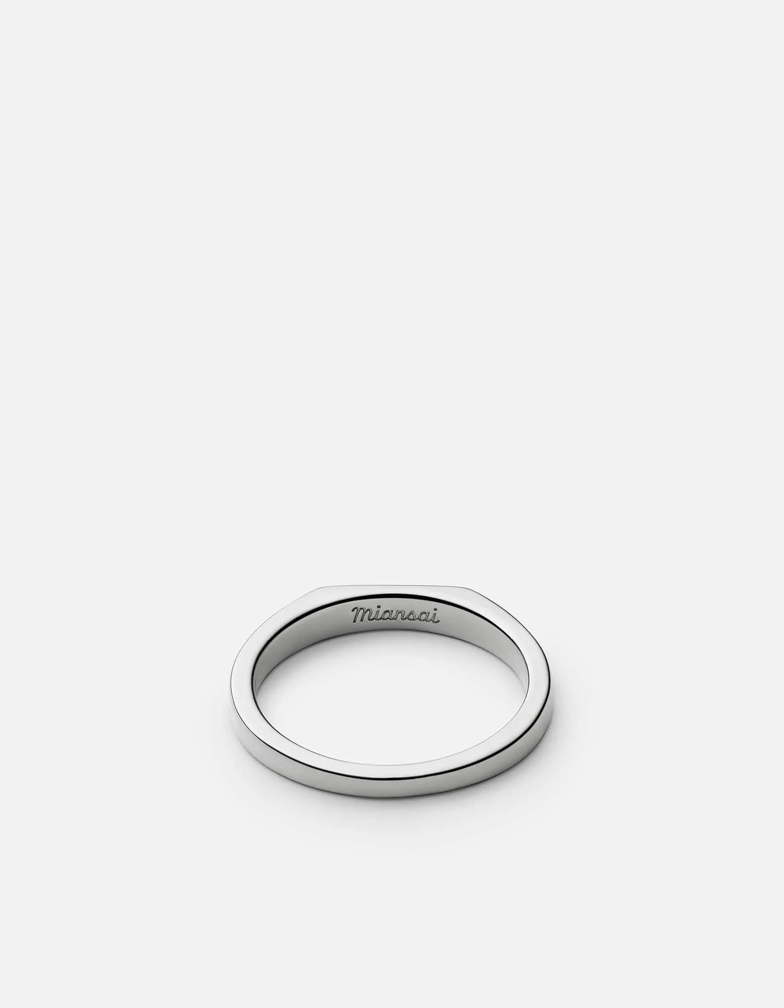 Thin Geo Ring, Sterling Silver sold by Miansai product image thumbnail 2
